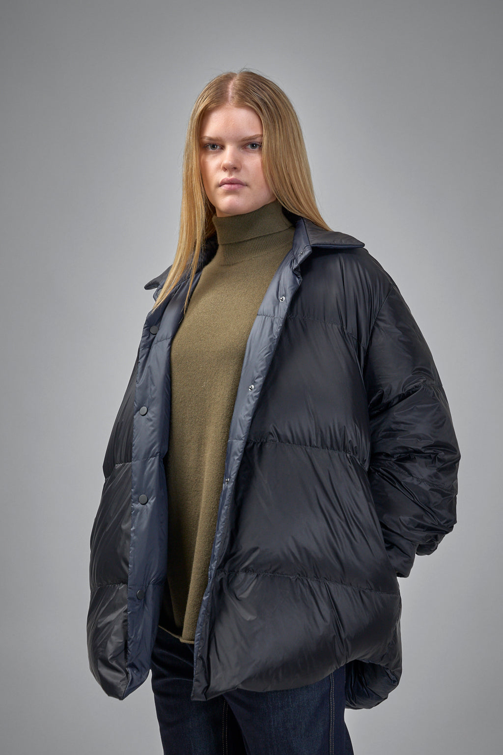 Orlov Reversible Shirt Style Down Jacket