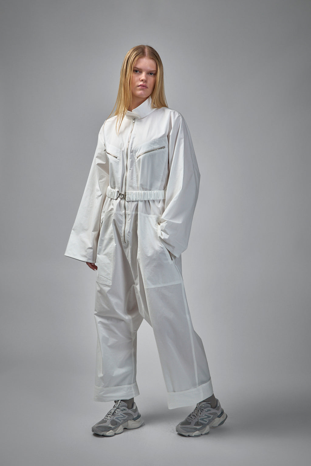 Plateau Loose Fit Jumpsuit with Belt
