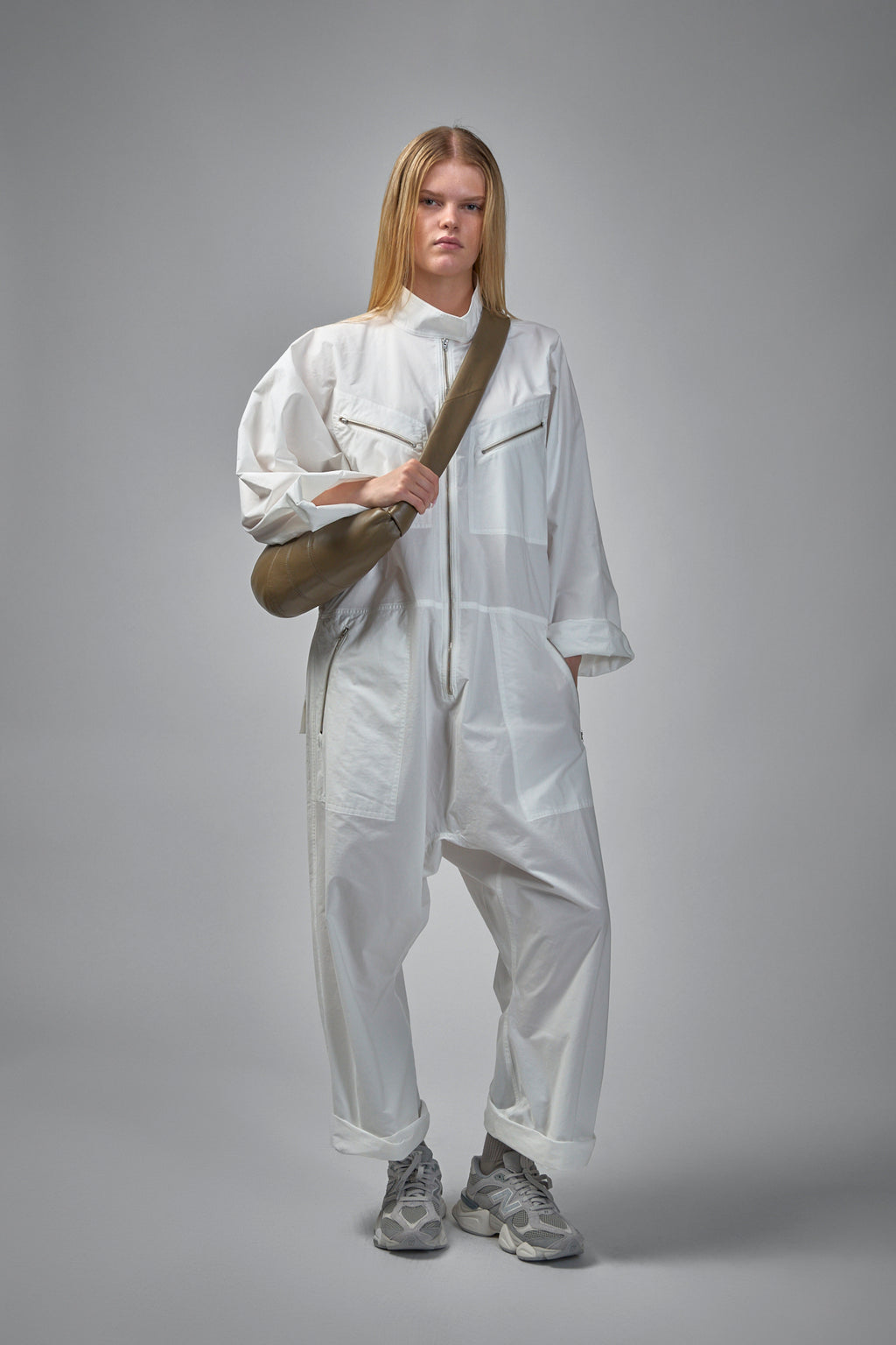 Plateau Loose Fit Jumpsuit with Belt