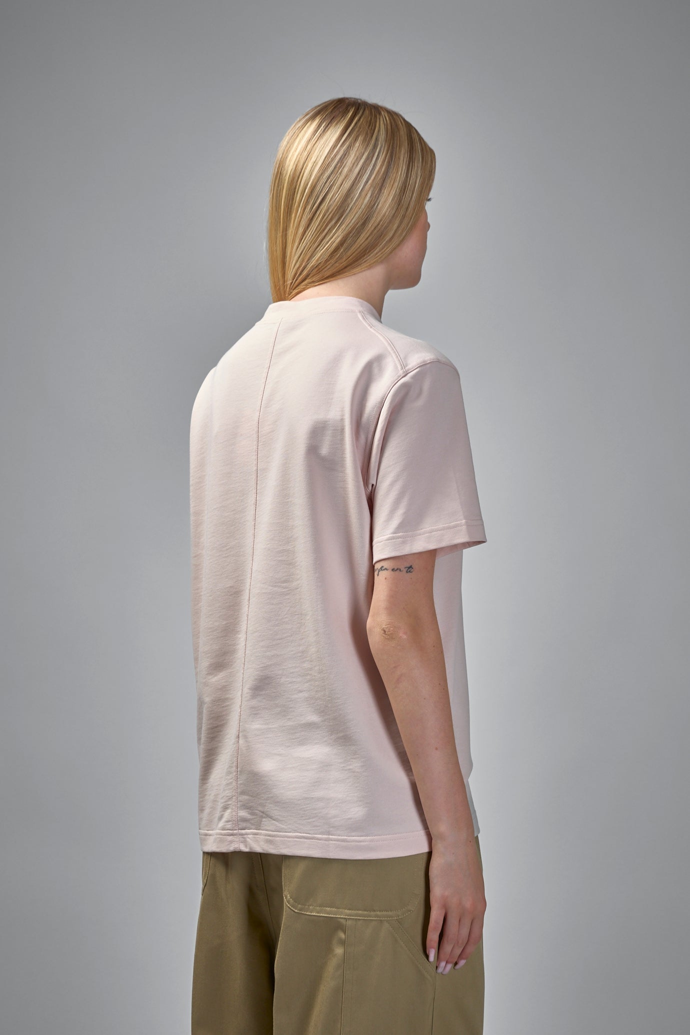 Tag T-Shirt C-Neck Short Sleeves Knit