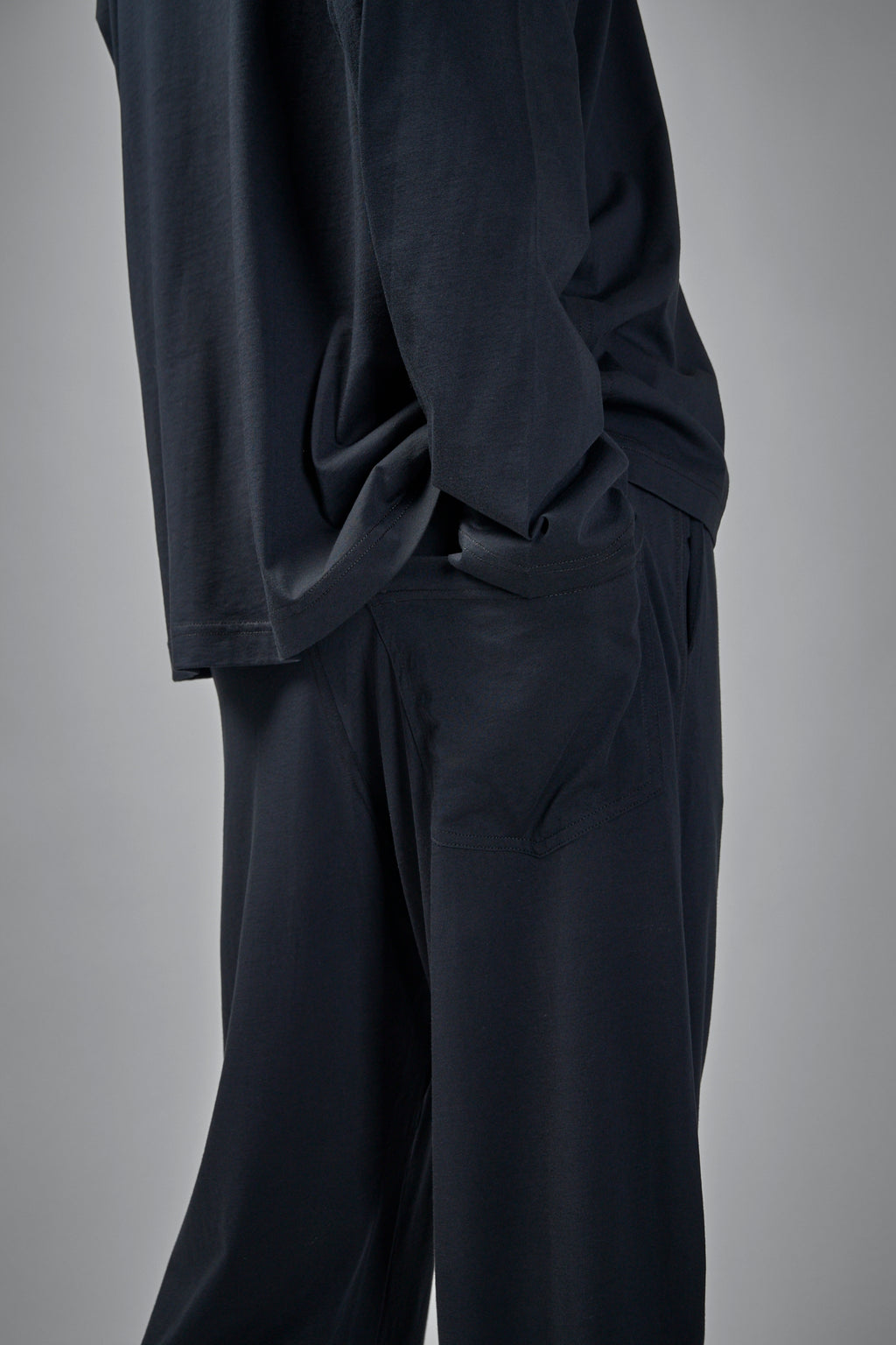 Tahoe Long Sleeve C-Neck Pajama in Fine Jersey Knit