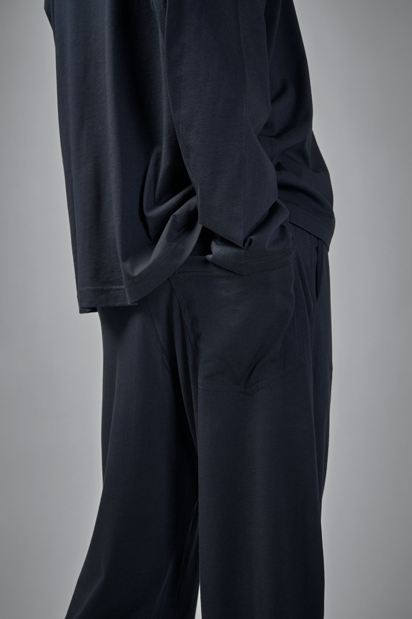 Tahoe Long Sleeve C-Neck Pajama in Fine Jersey Knit