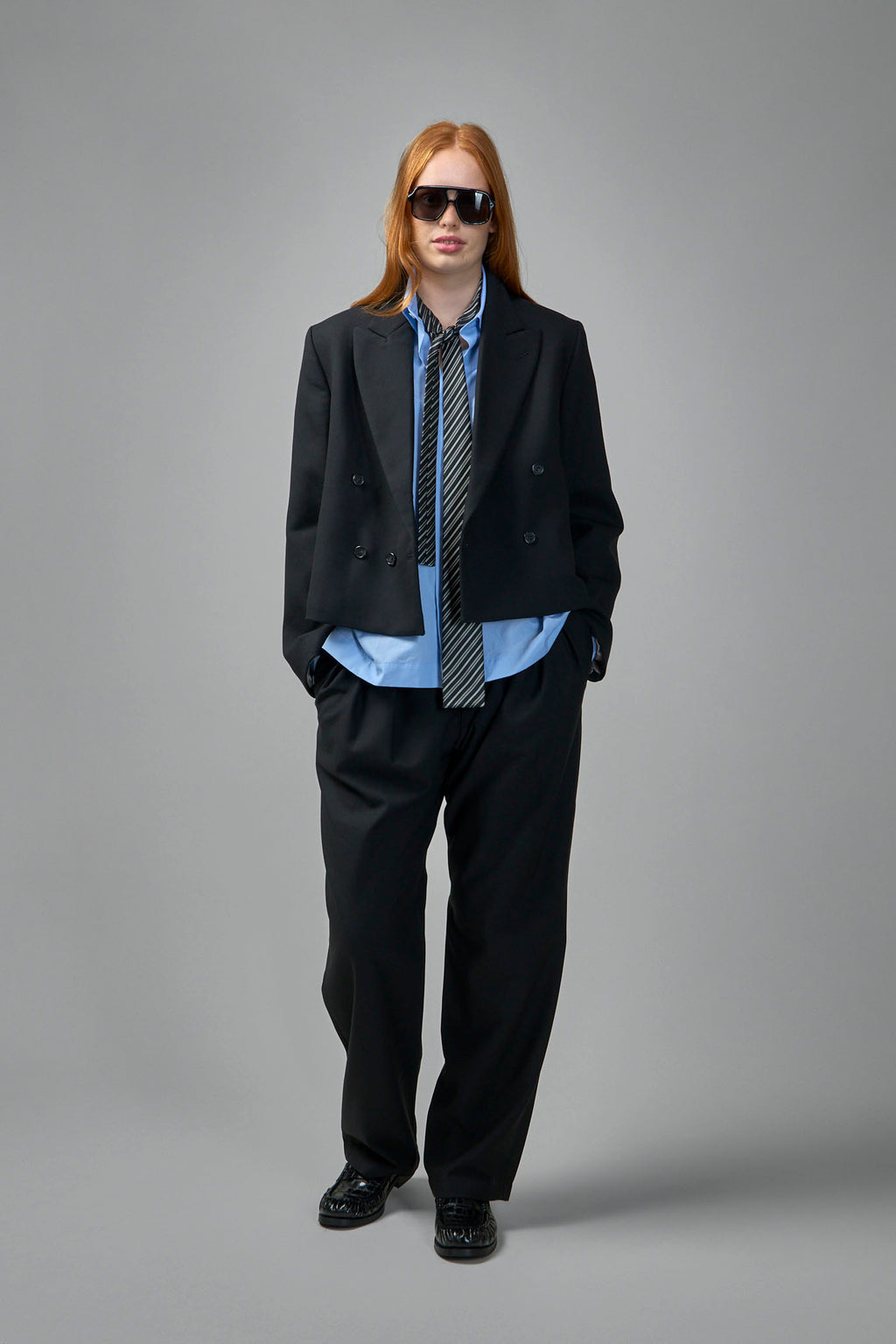 Oversized Double-Breasted Coat