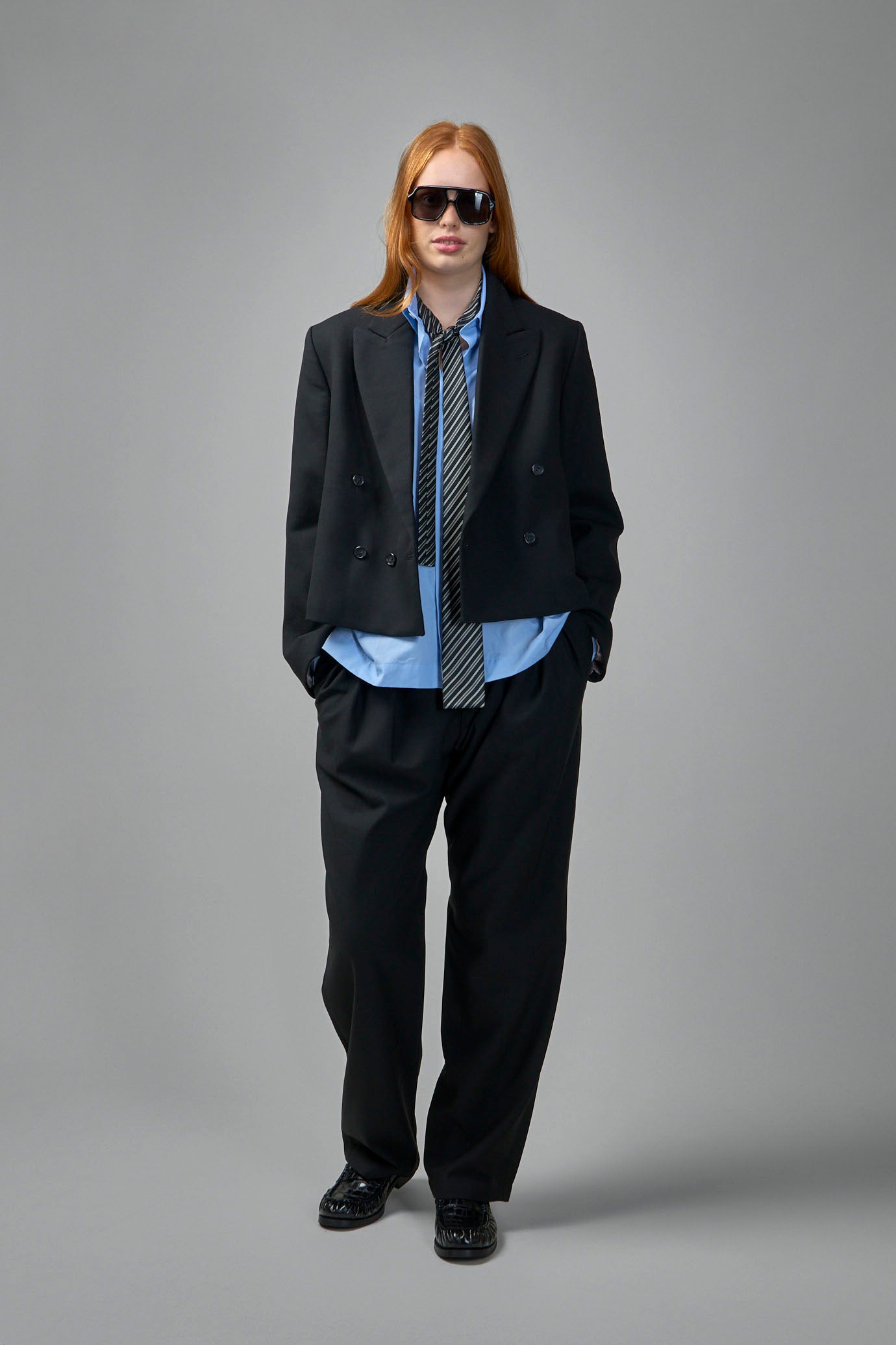 Oversized Double-Breasted Coat