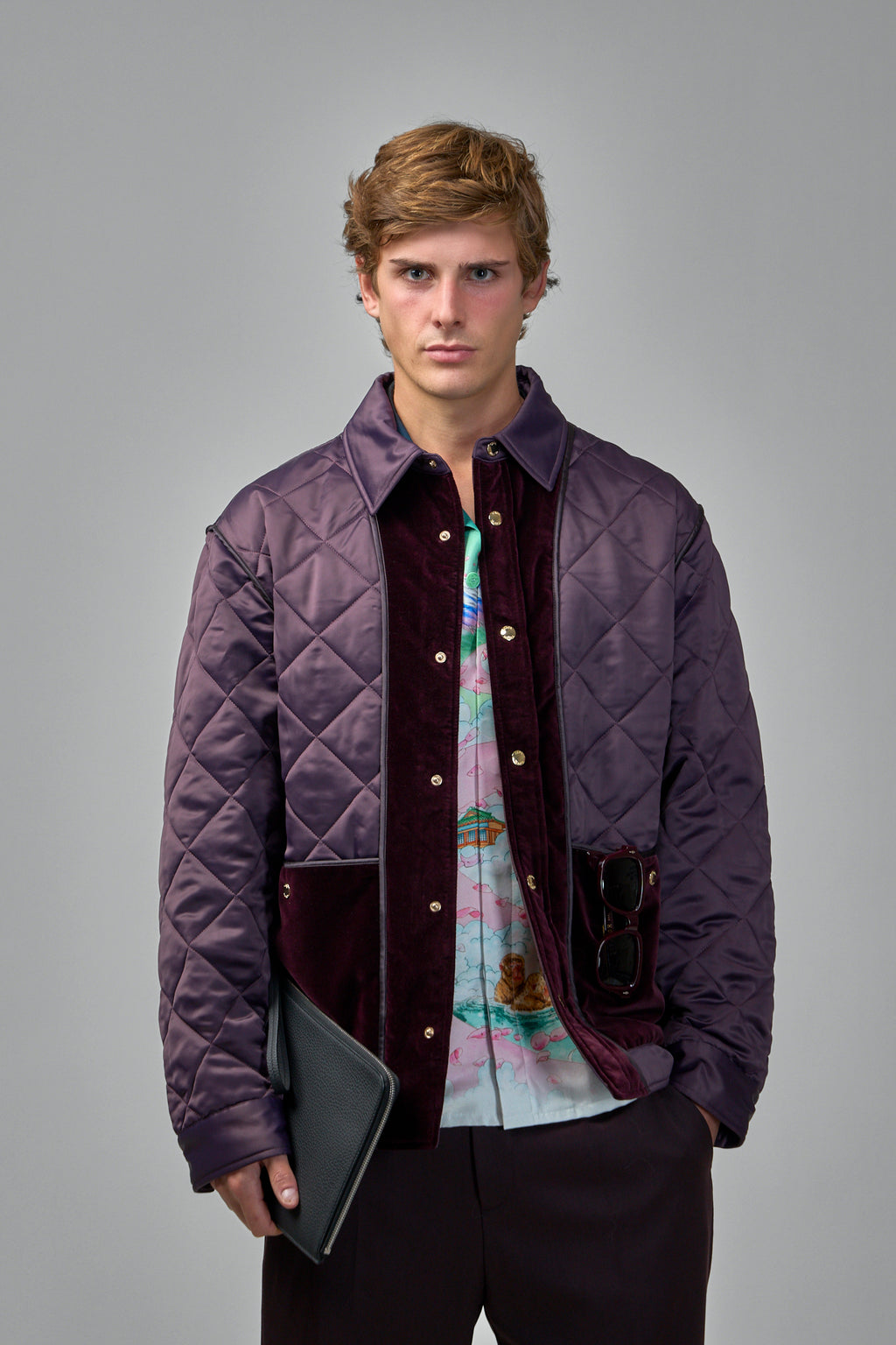 Satin Quilted Jacket