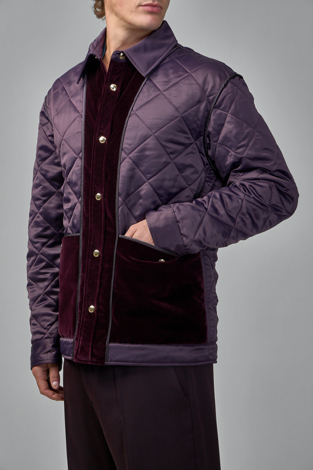 Satin Quilted Jacket