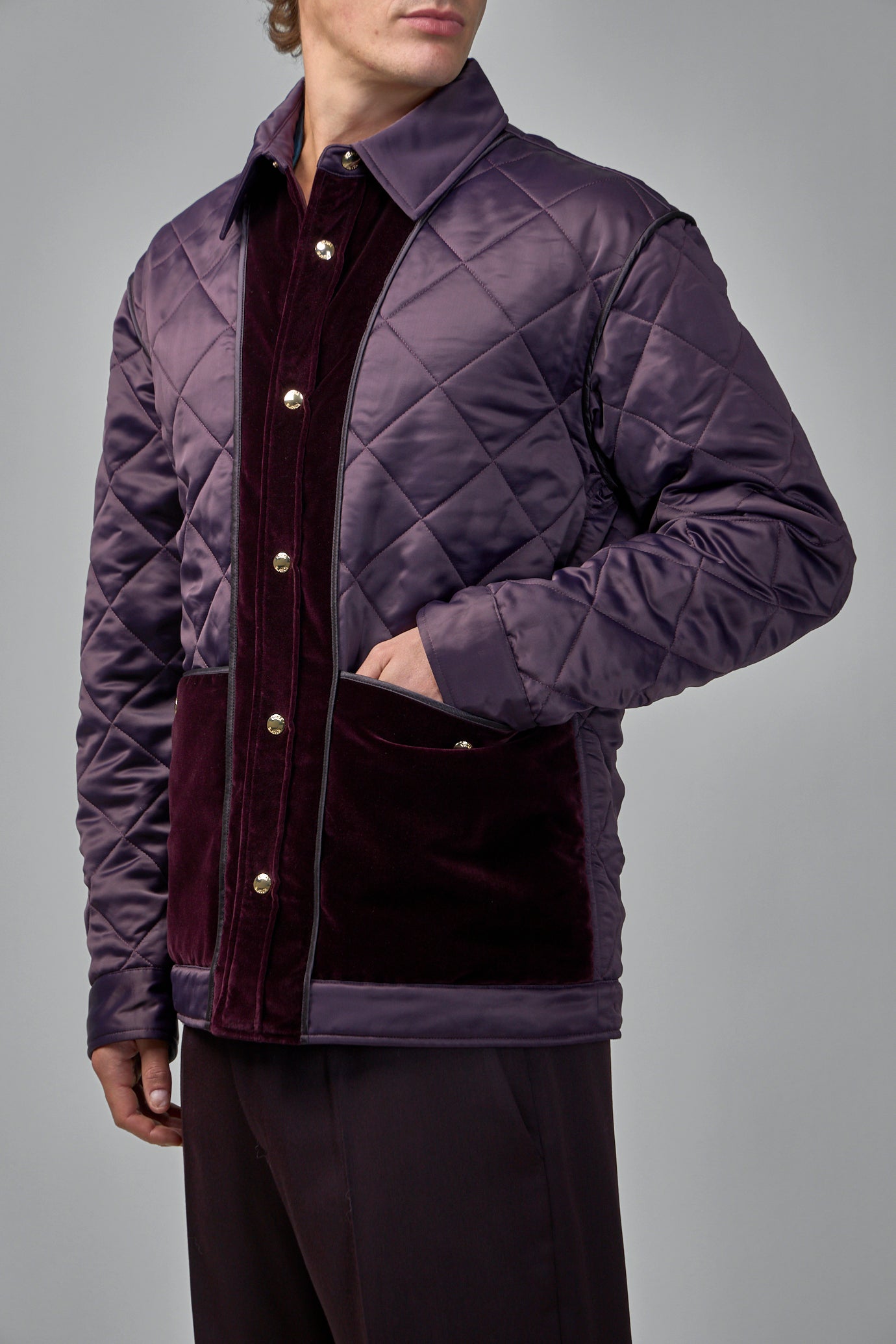 Satin Quilted Jacket