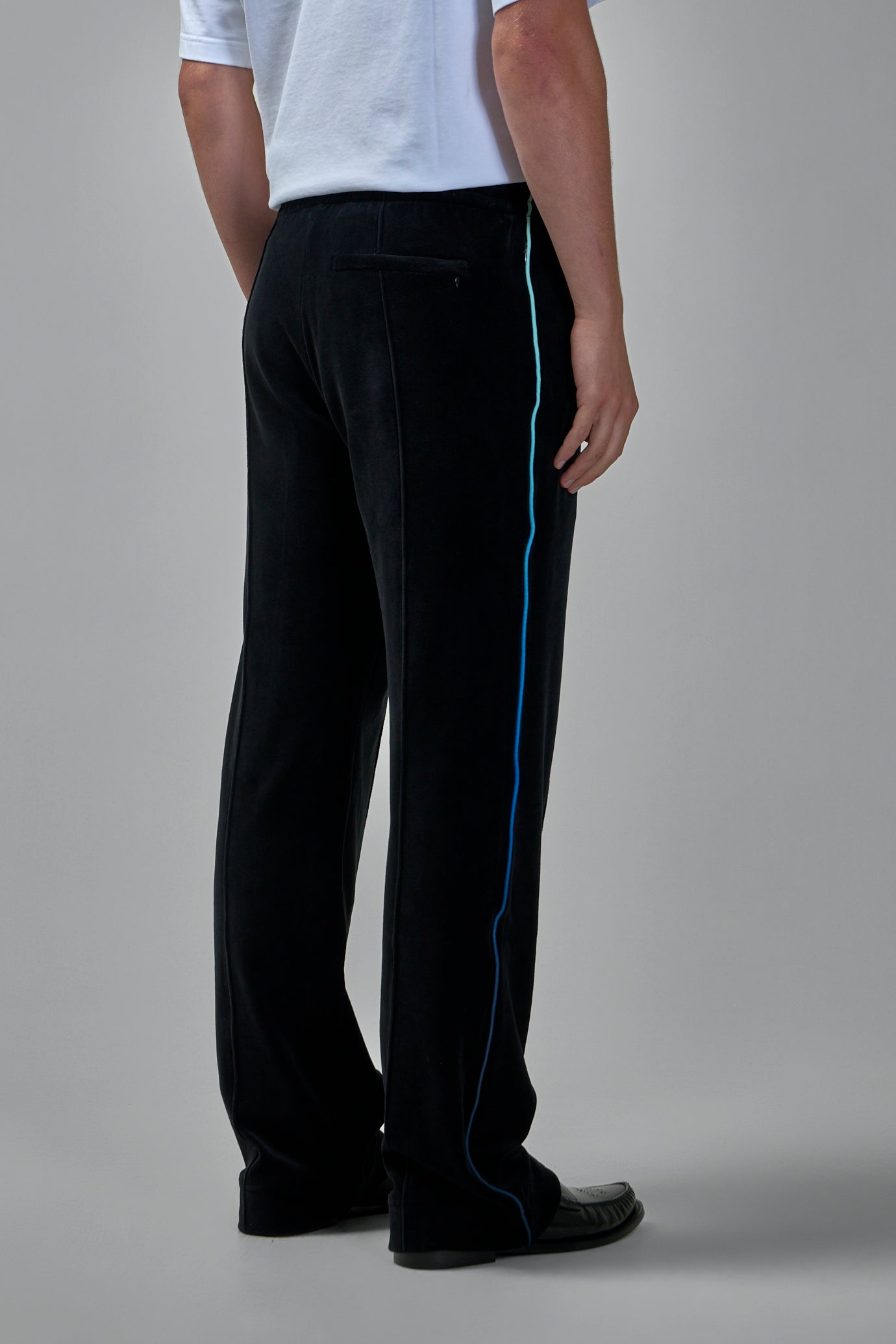 Gradient Piping Velour Track Pants
