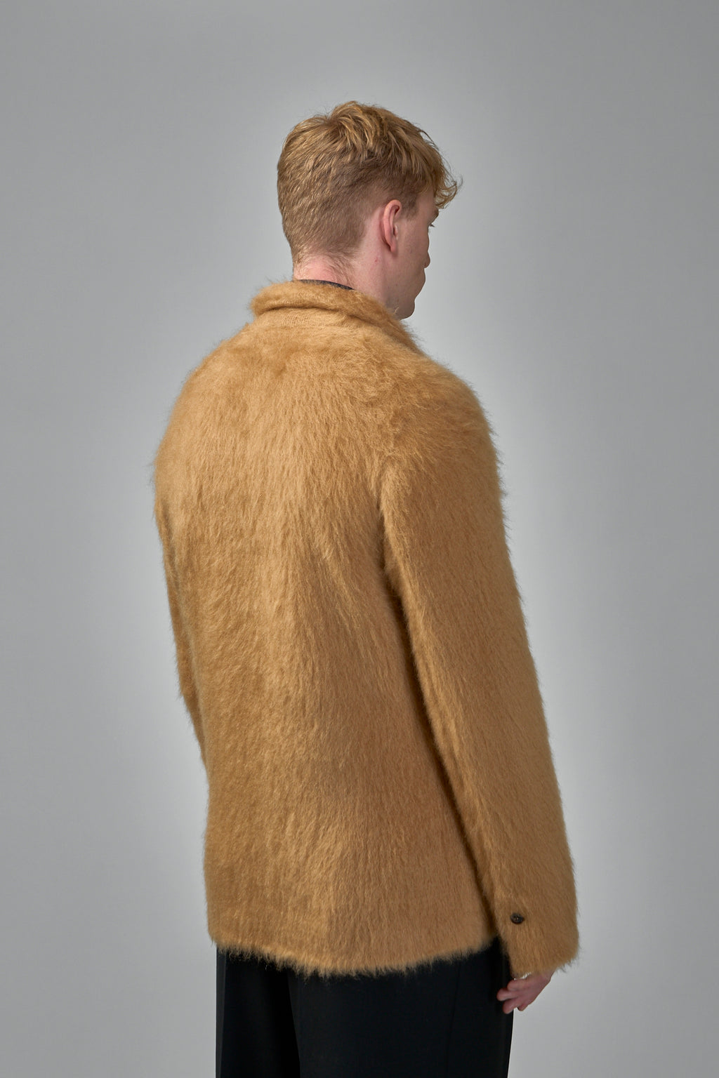 Double-Breasted Cashmere Mohair Jacket