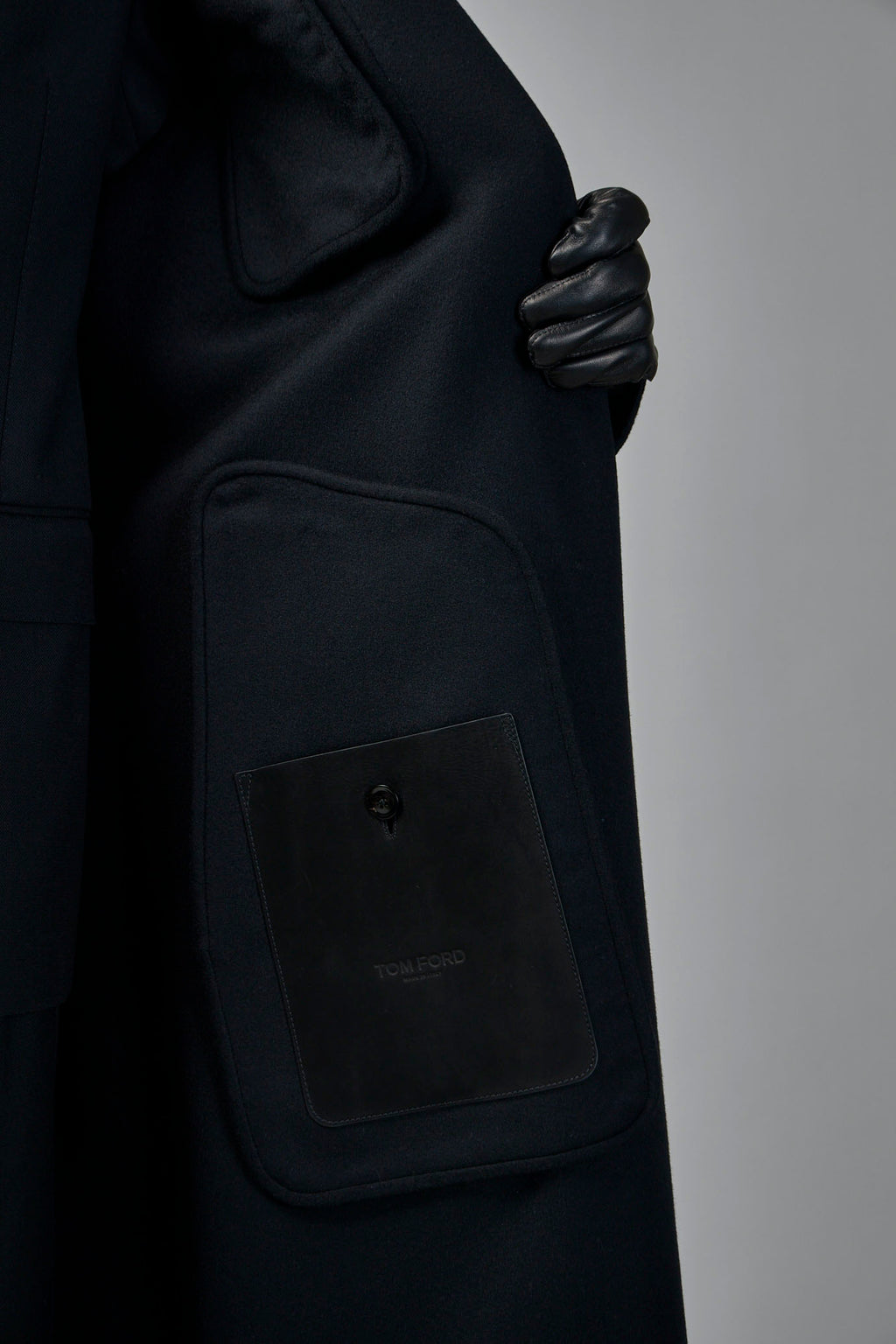 Double Splittable Wool Cashmere Shawl Coat