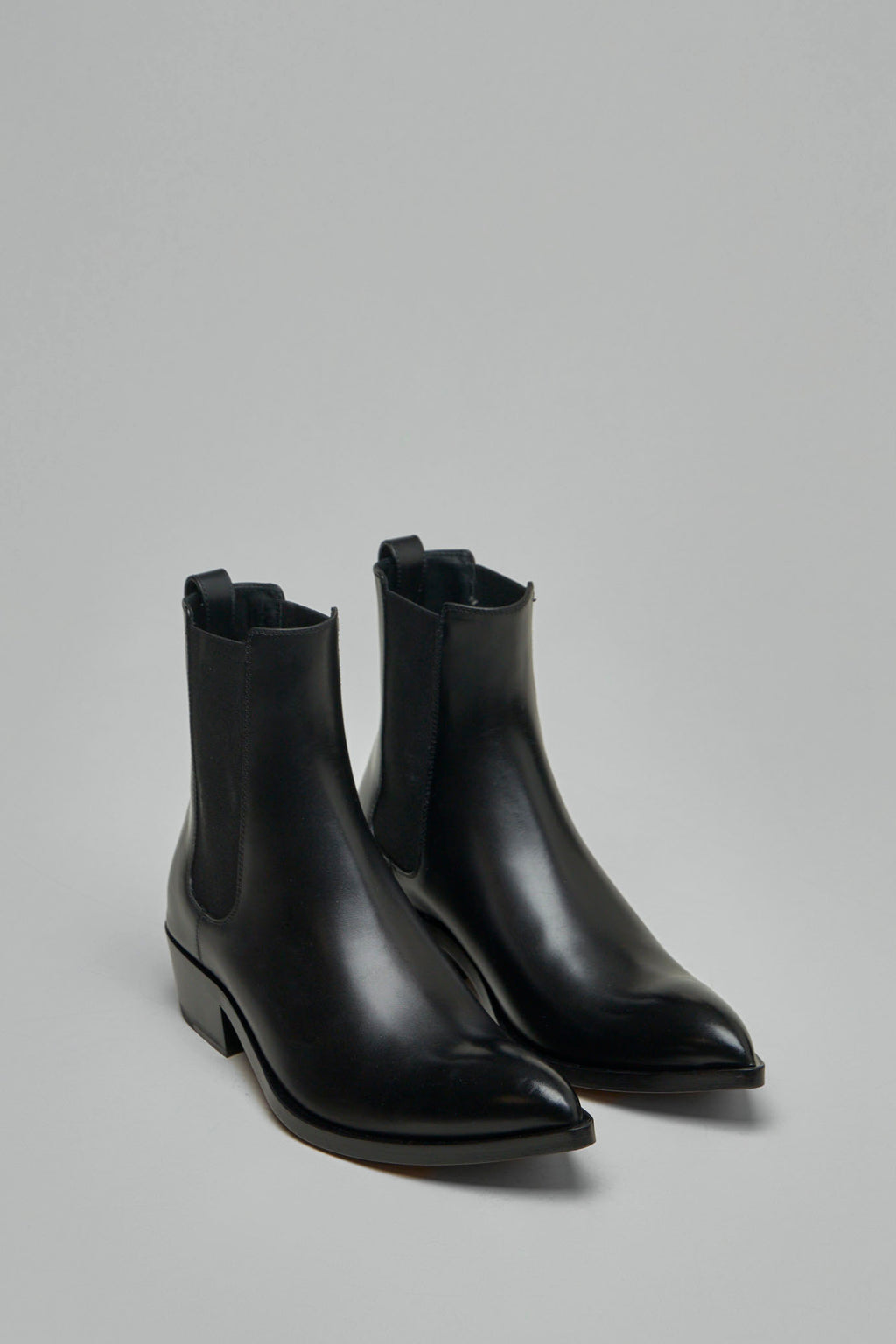 Burnished Leather Chelsea Boot