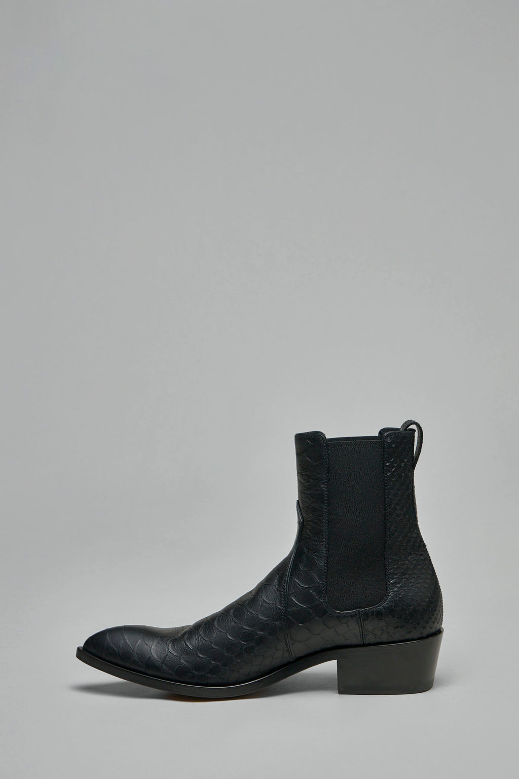 Matte Printed Python Chelsea Boot