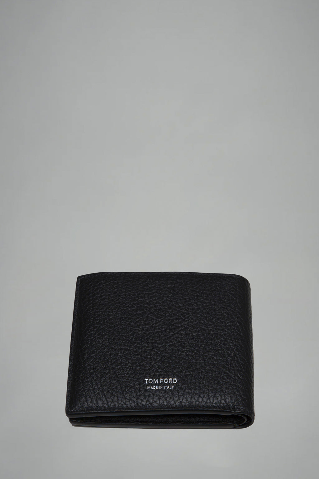 Printed Deer Leather Elongated T Line Classic Bifold Wallet