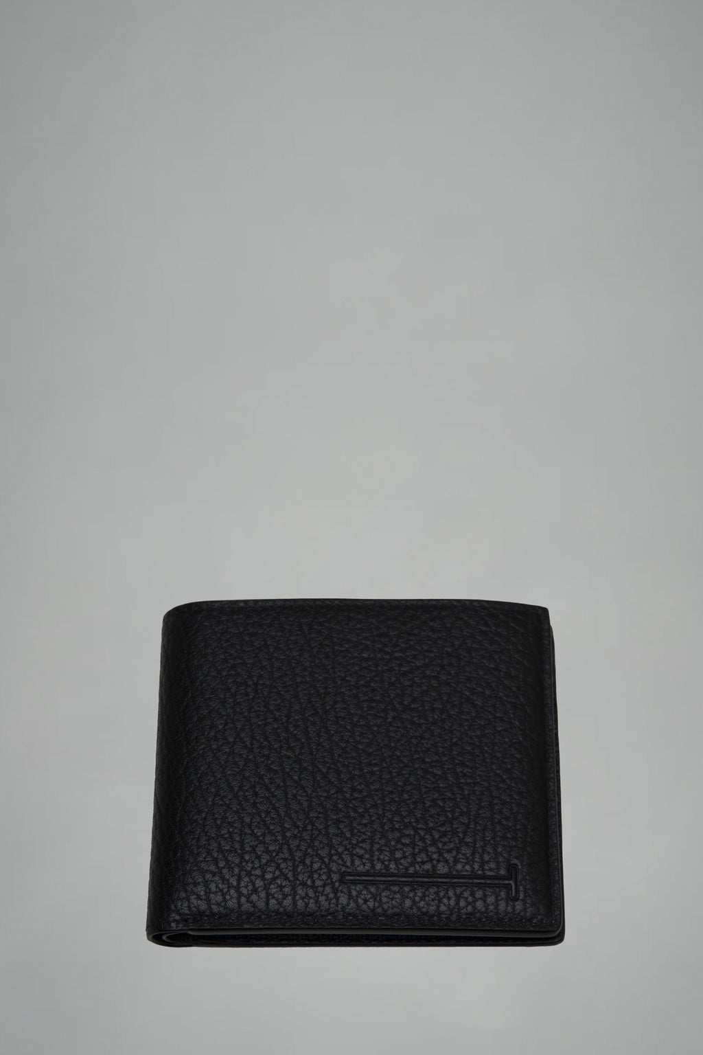 Printed Deer Leather Elongated T Line Classic Bifold Wallet