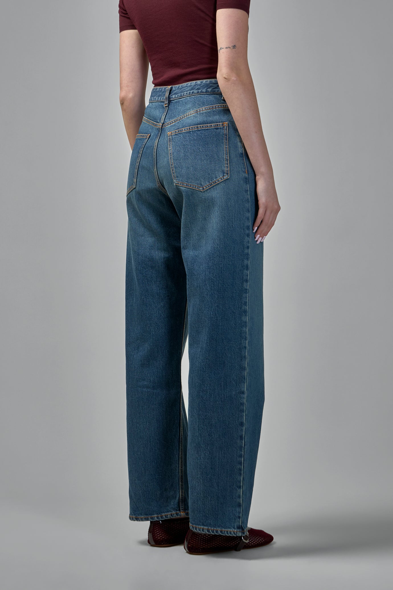 Low Waist Denim Pants