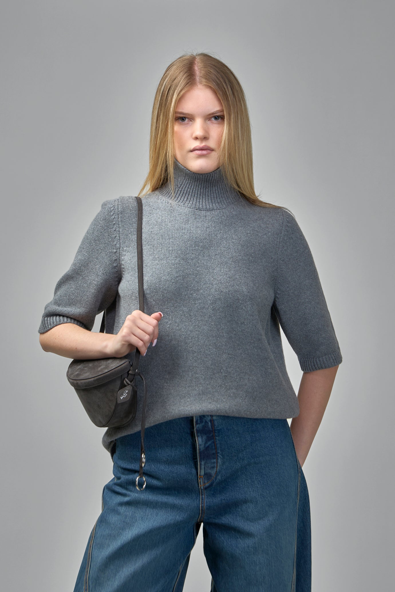 Loose Jumper SS Mohair Sweater