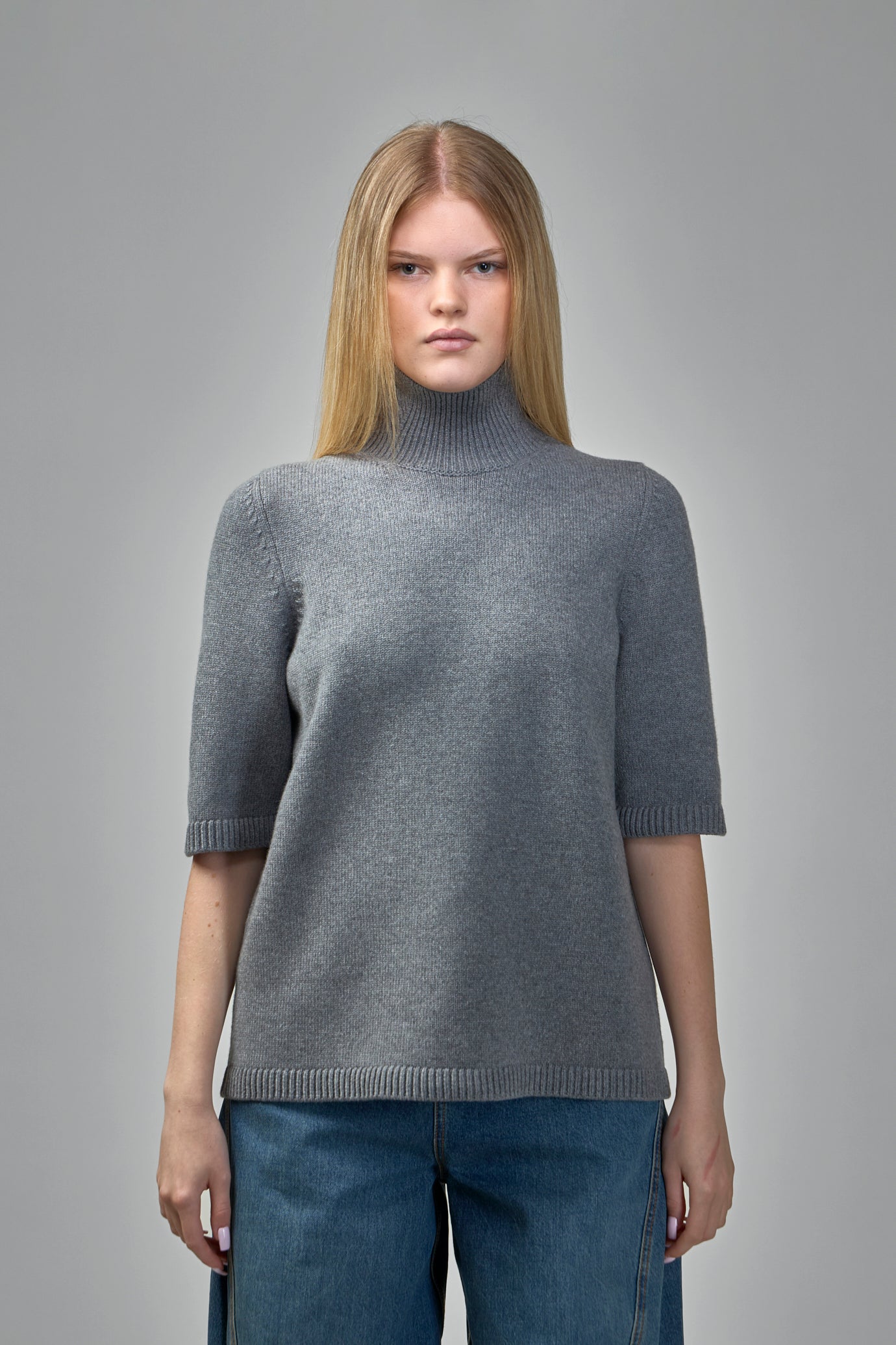 Loose Jumper SS Mohair Sweater