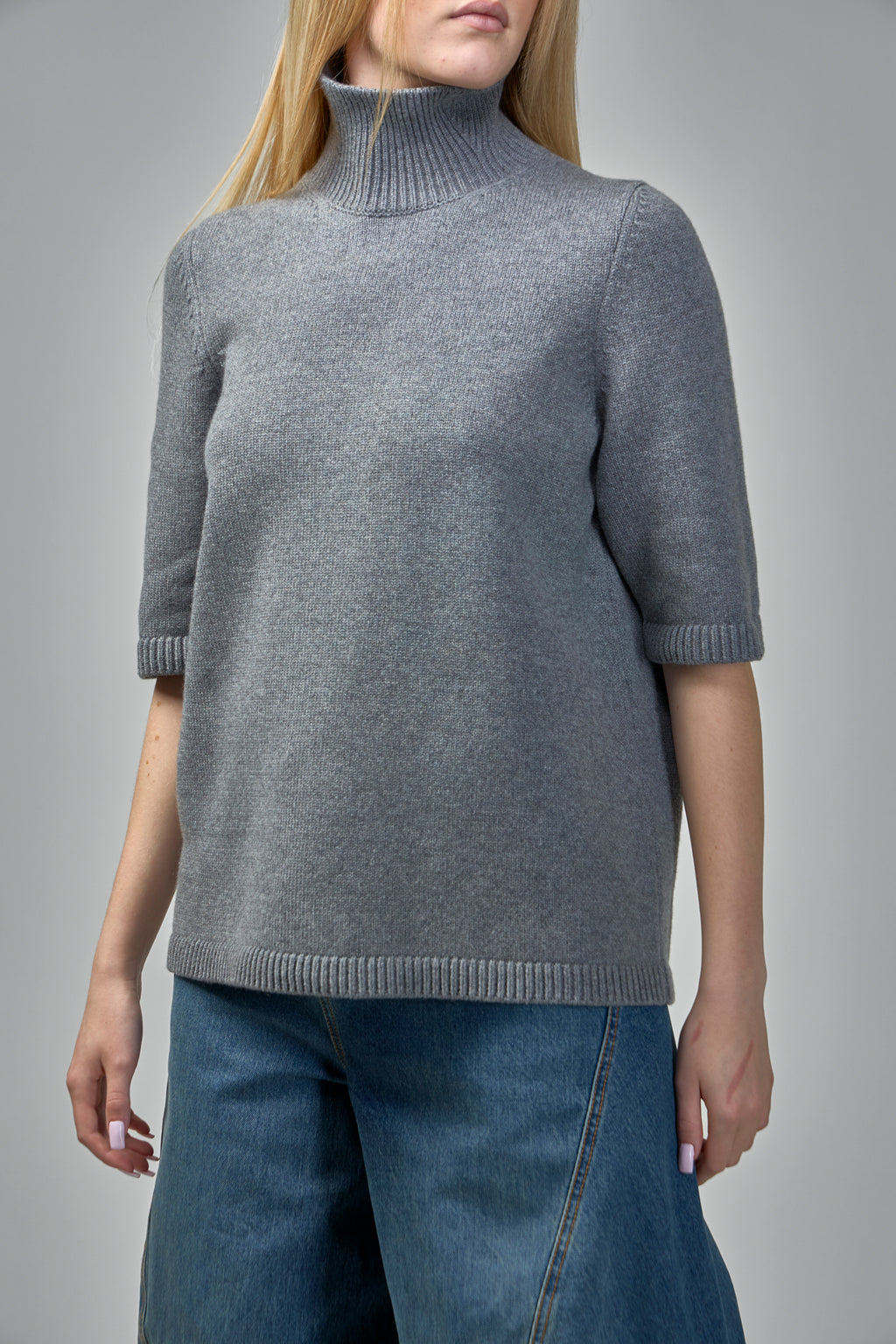Loose Jumper SS Mohair Sweater
