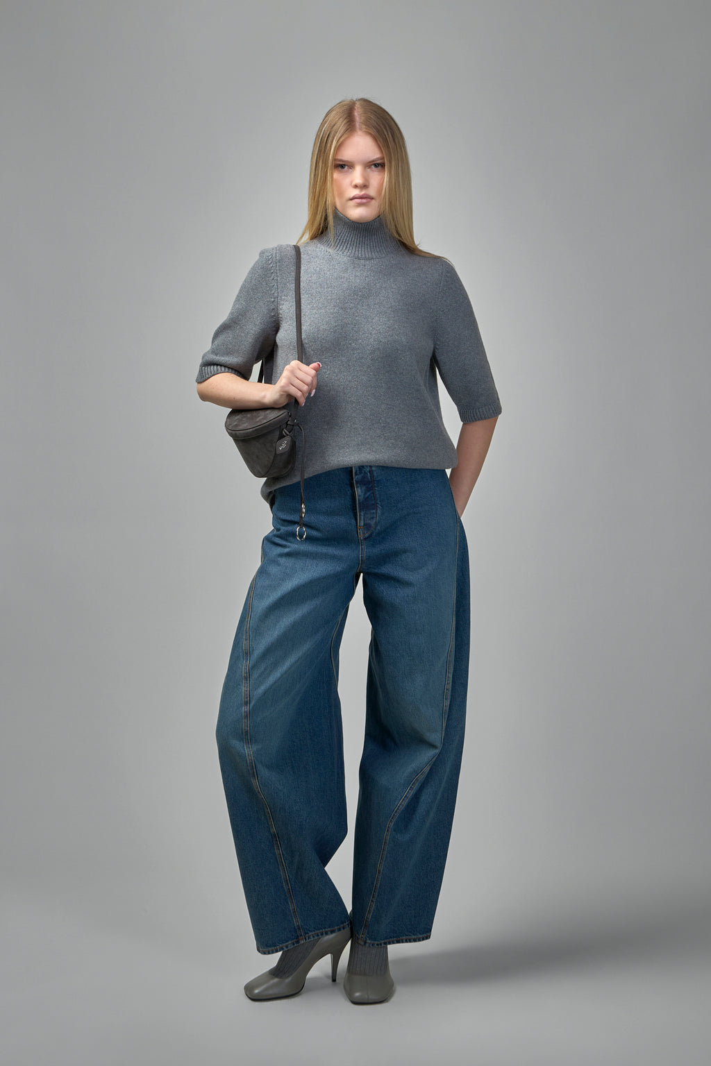 Loose Jumper SS Mohair Sweater