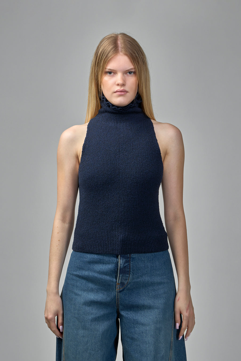 Halter Top Tweed Knit