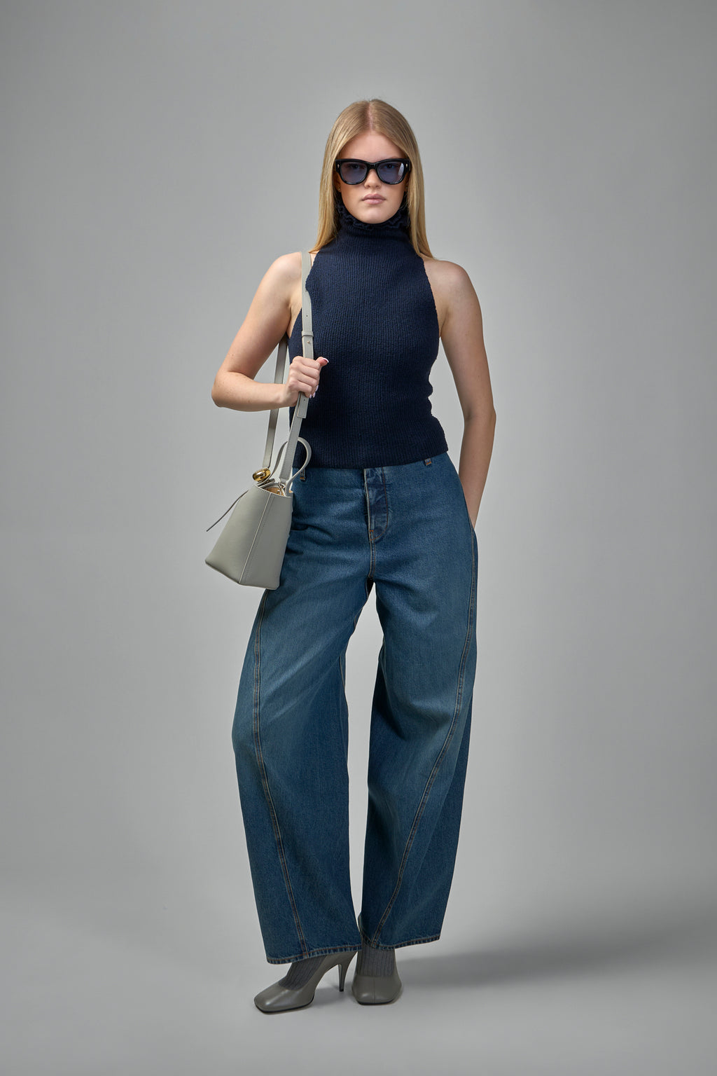 Halter Top Tweed Knit