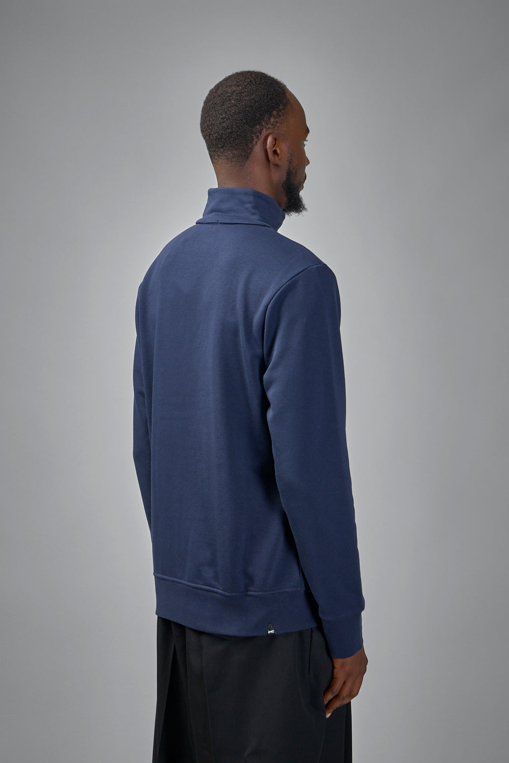 Scissor Half Zip Navy Blazer - Regular Fit