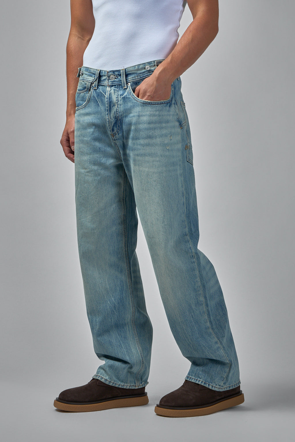 Sasuke West Mid Blue - Wide Fit