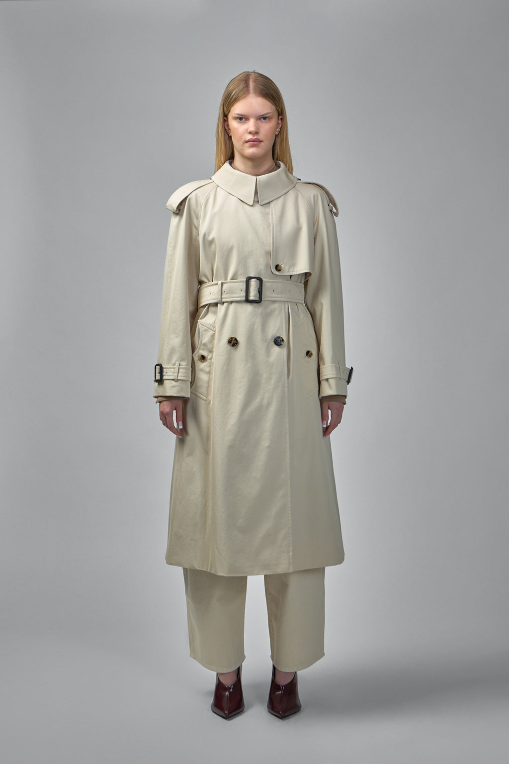 Long Gabardine Fitzrovia Trench Coat