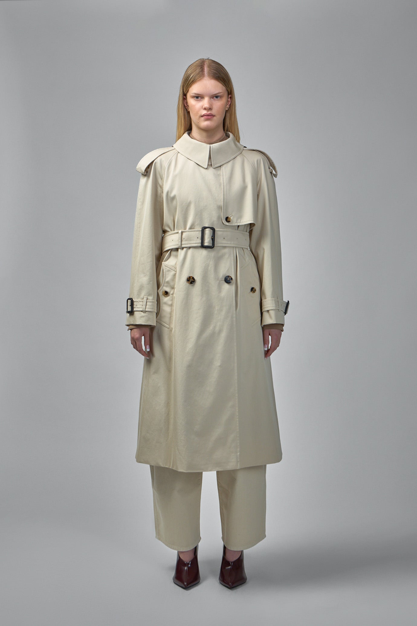 Long Gabardine Fitzrovia Trench Coat