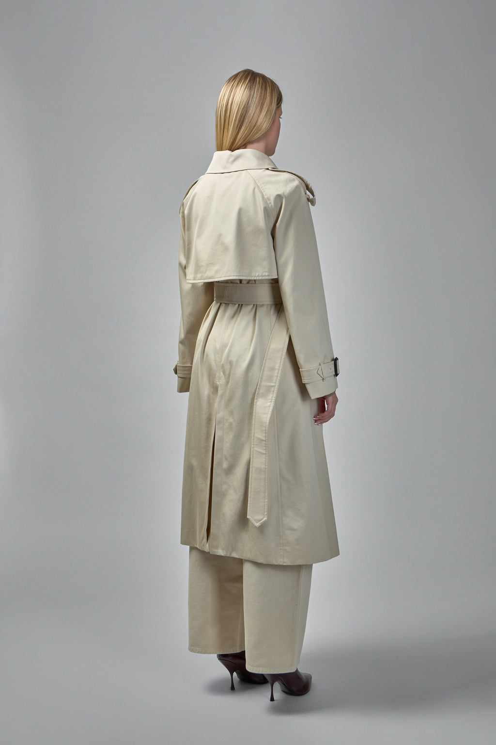 Long Gabardine Fitzrovia Trench Coat