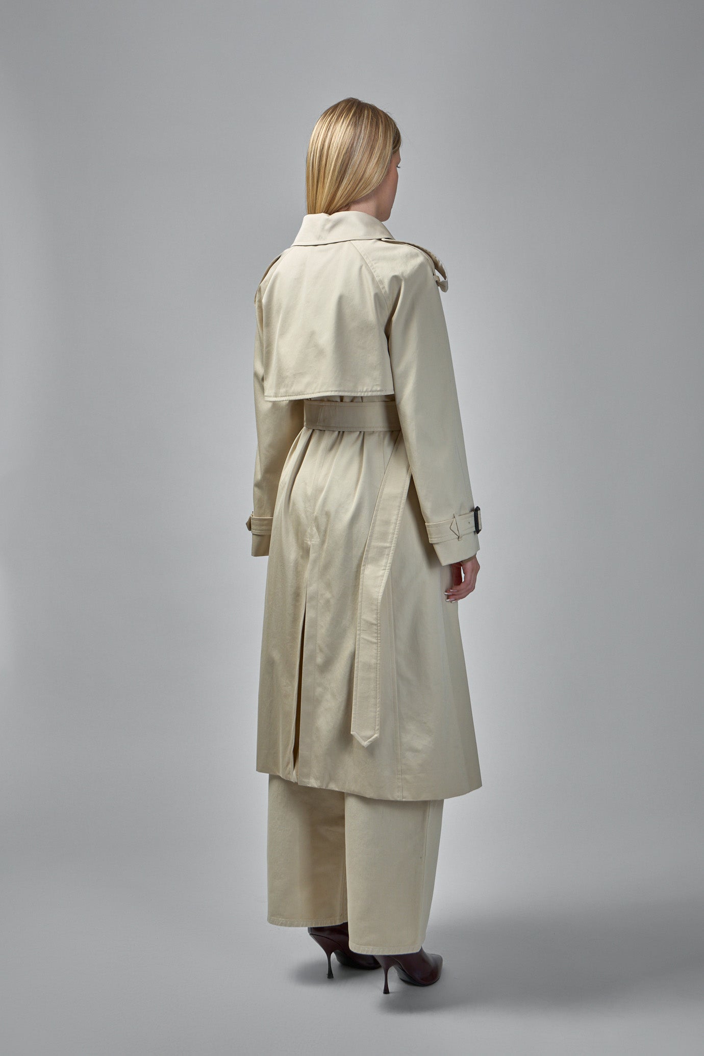 Long Gabardine Fitzrovia Trench Coat