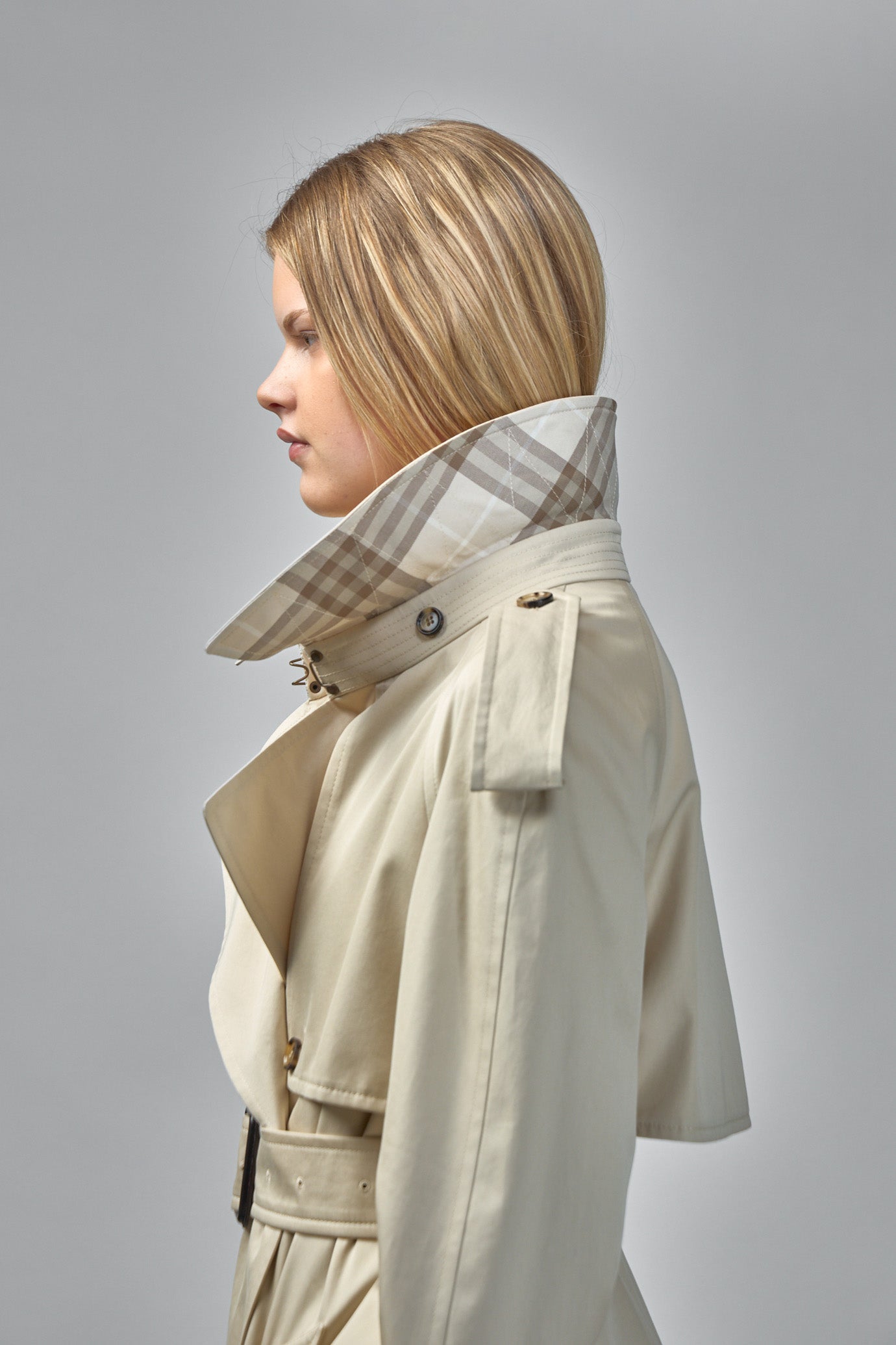 Long Gabardine Fitzrovia Trench Coat