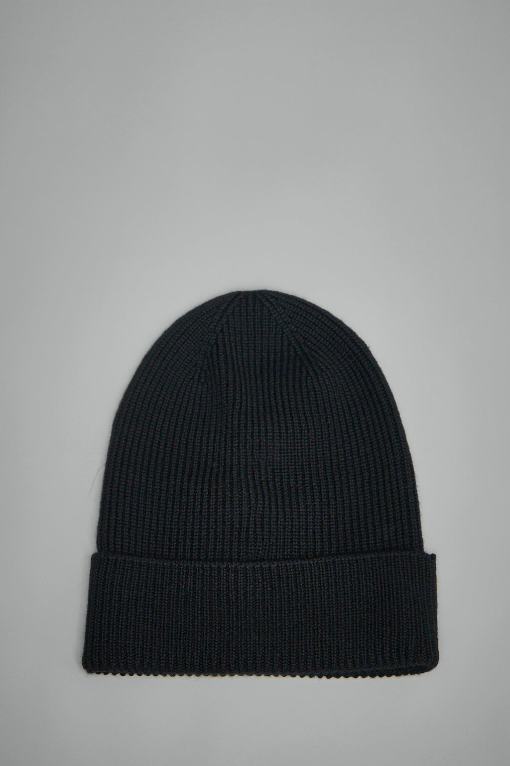 Ribbed Wool Beanie