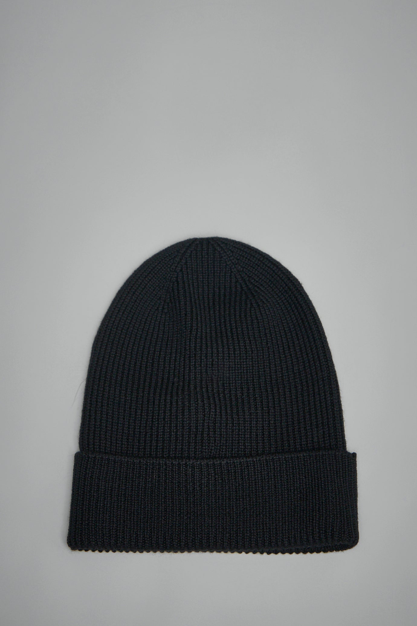 Ribbed Wool Beanie
