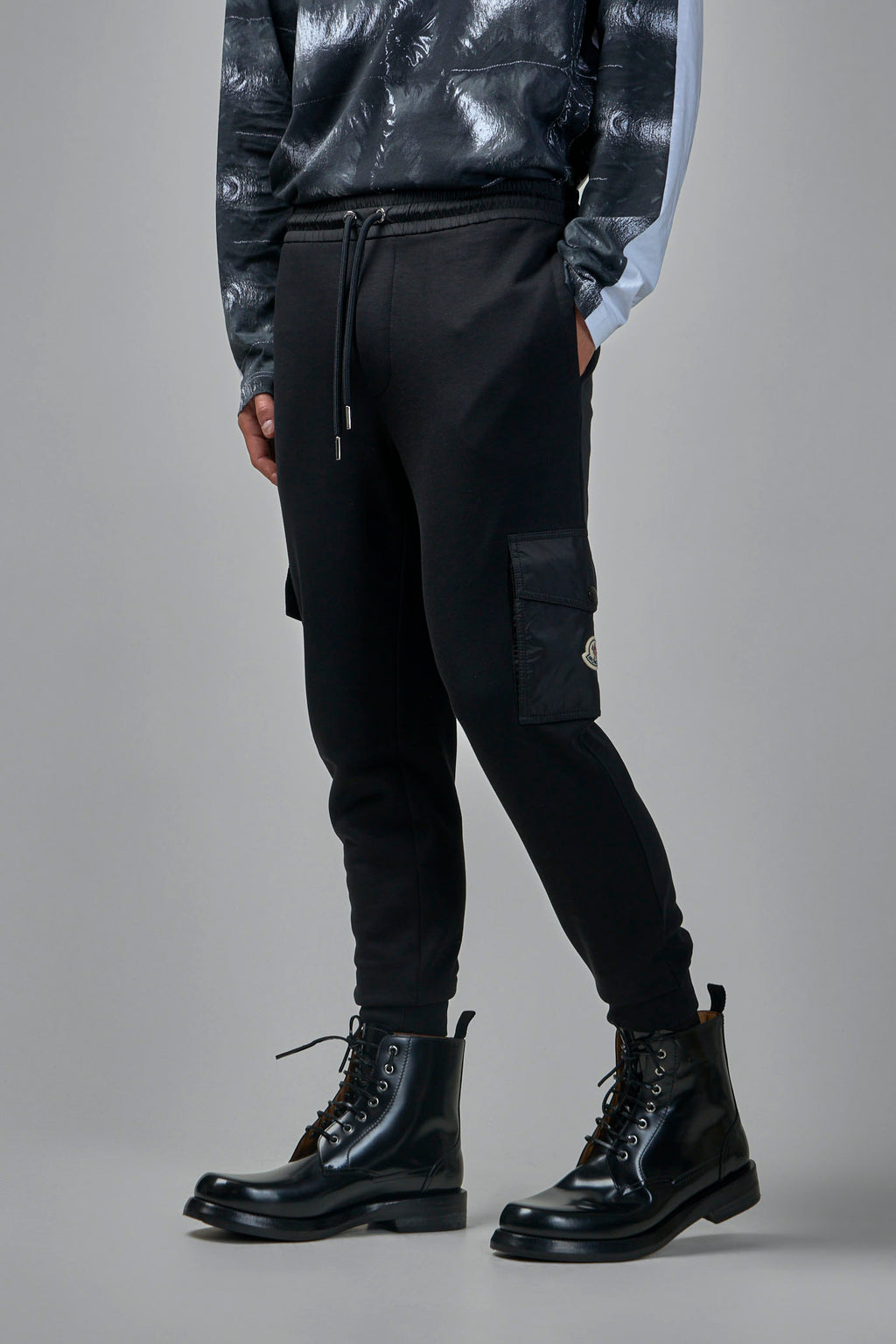 Cotton Blend Track Pants