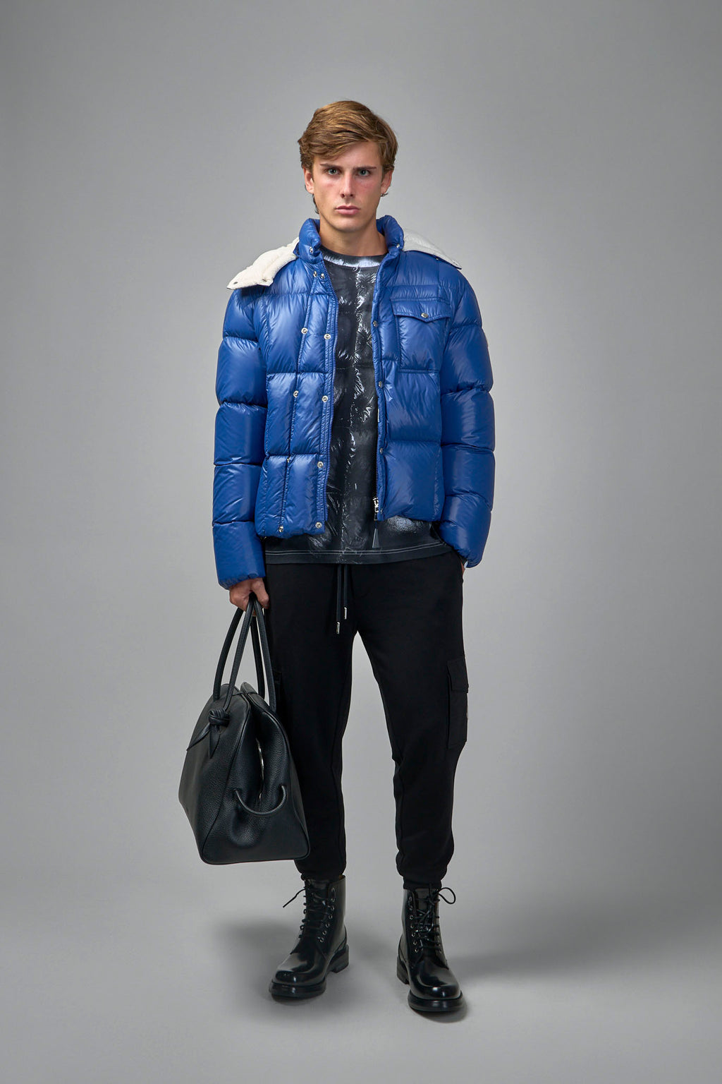 Cotton Blend Track Pants