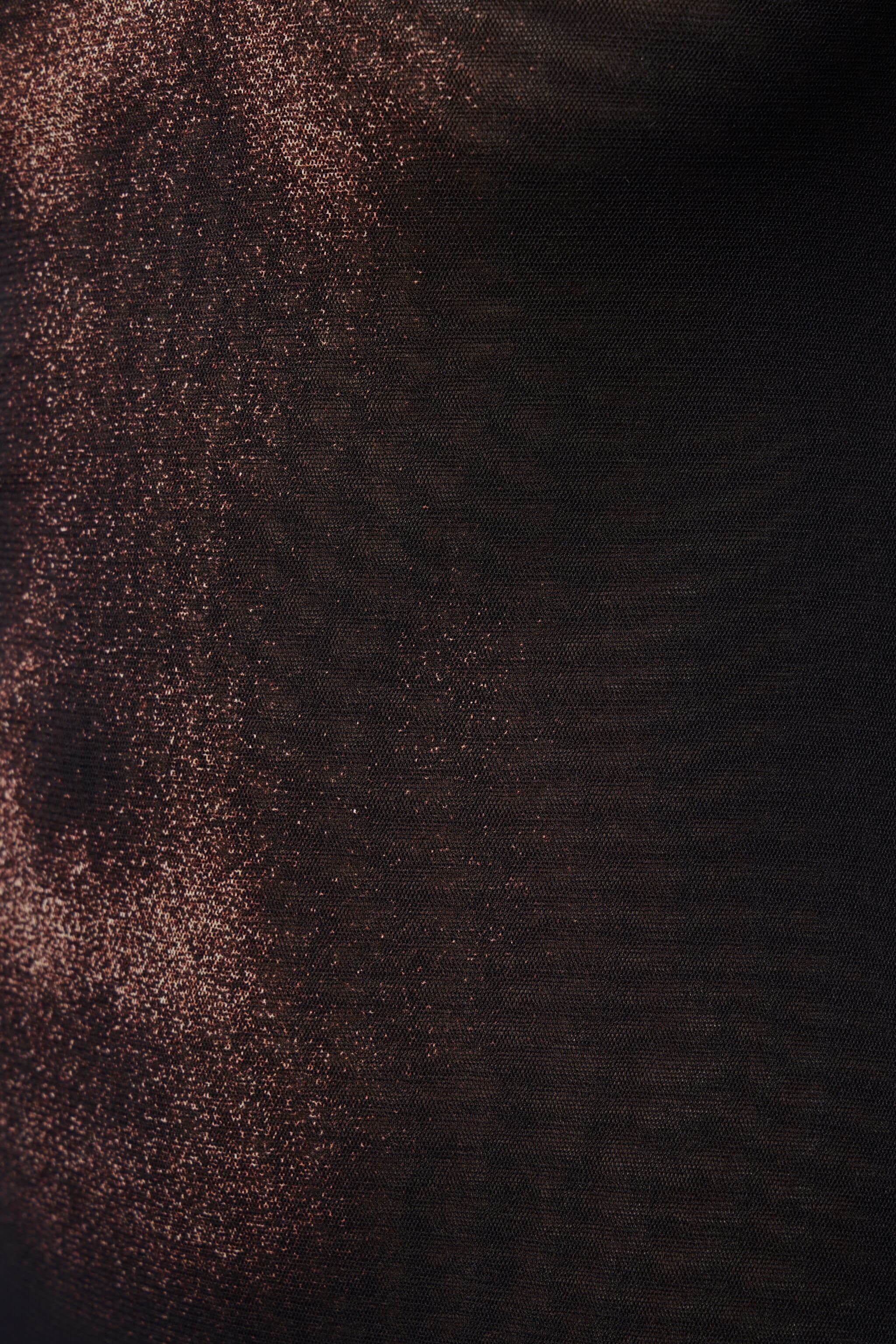 Mesh High Neck Short Dress