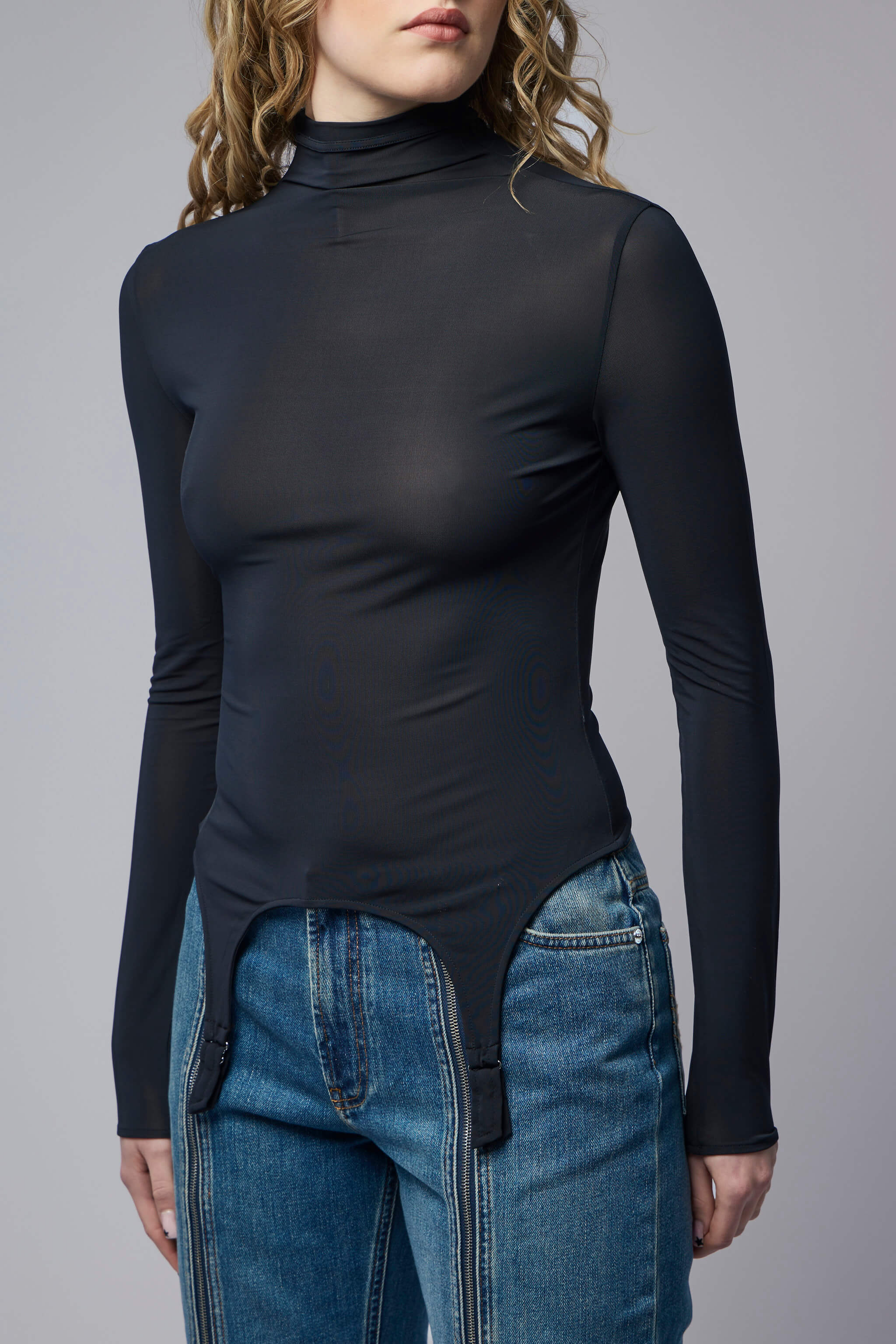 Garter Top Viscose Jersey