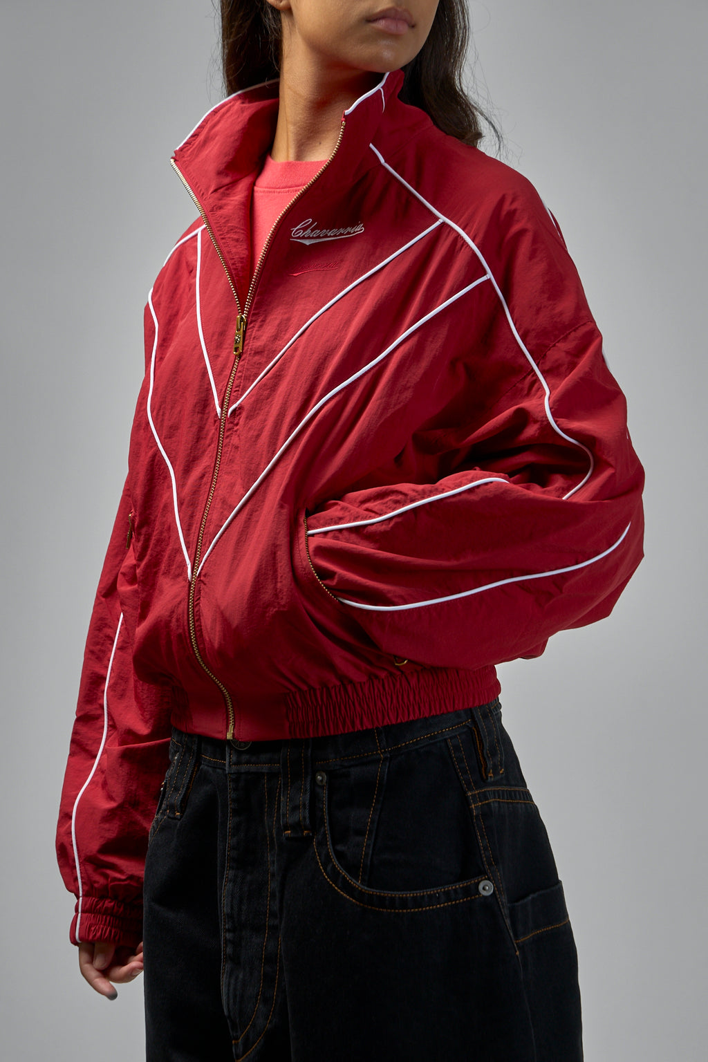 Cropped Bad Boy Jacket Red