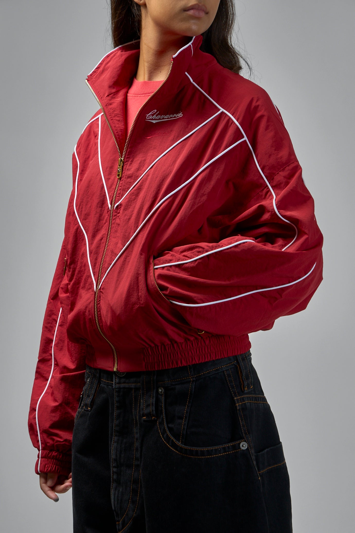 Cropped Bad Boy Jacket Red