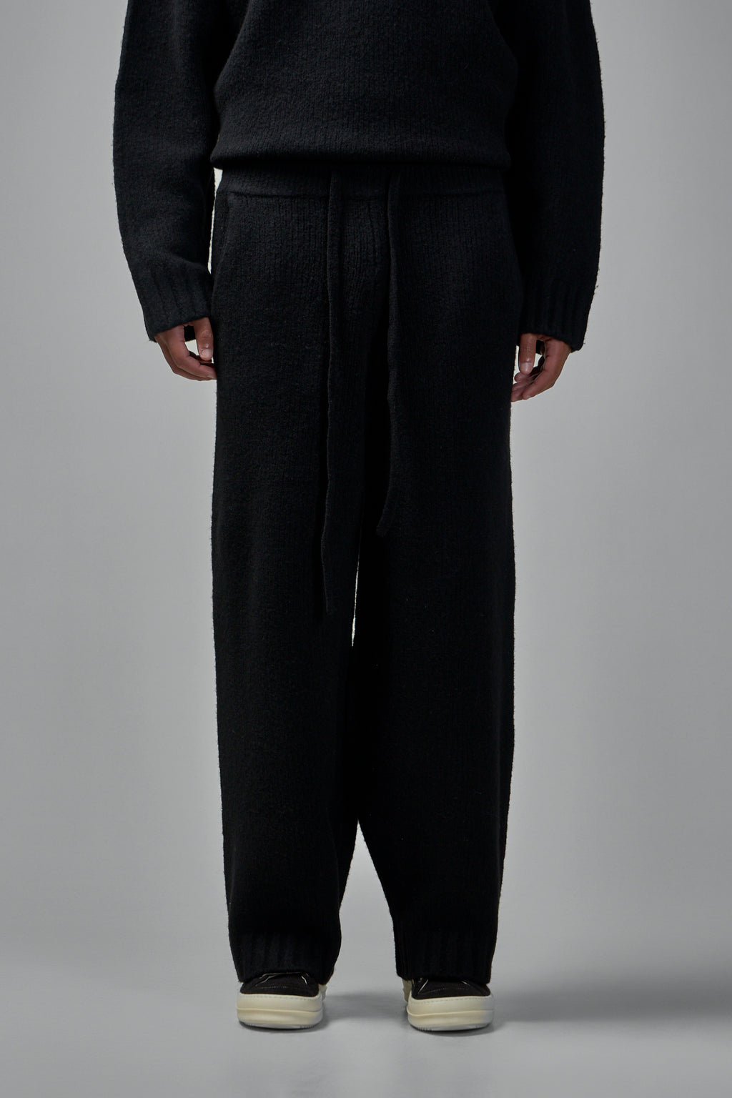 Wool Knit Stacks Pants