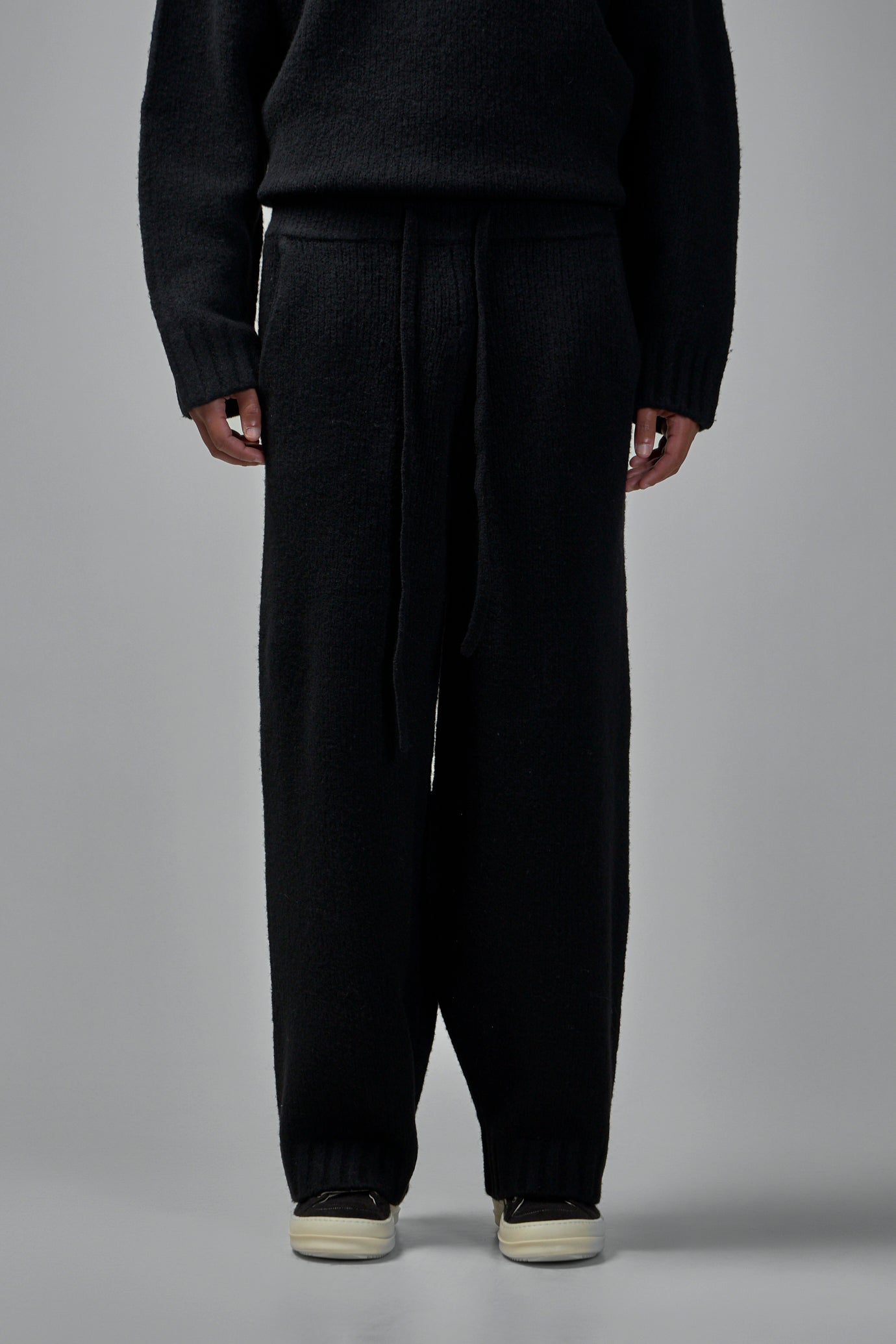 Wool Knit Stacks Pants