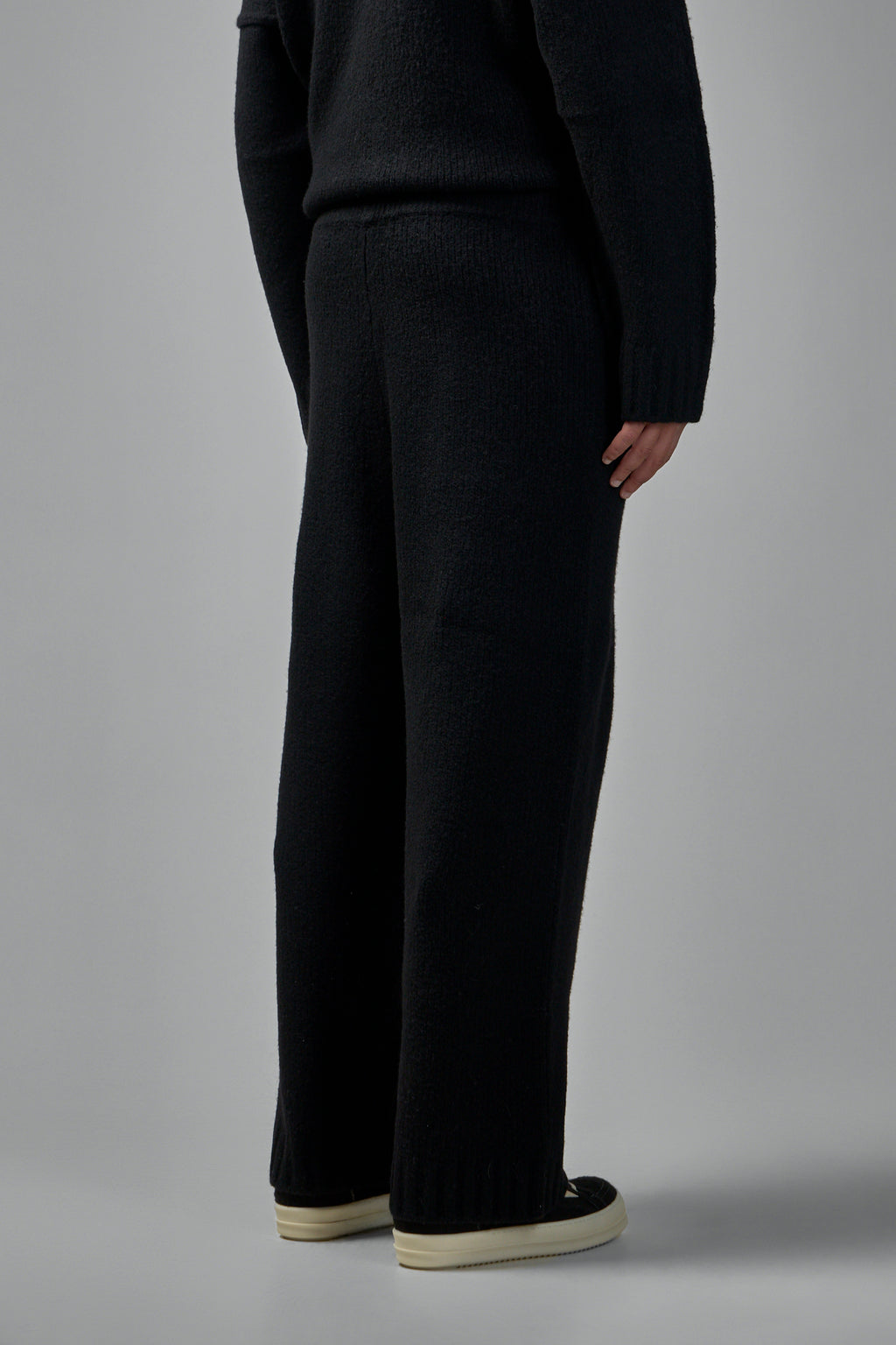 Wool Knit Stacks Pants