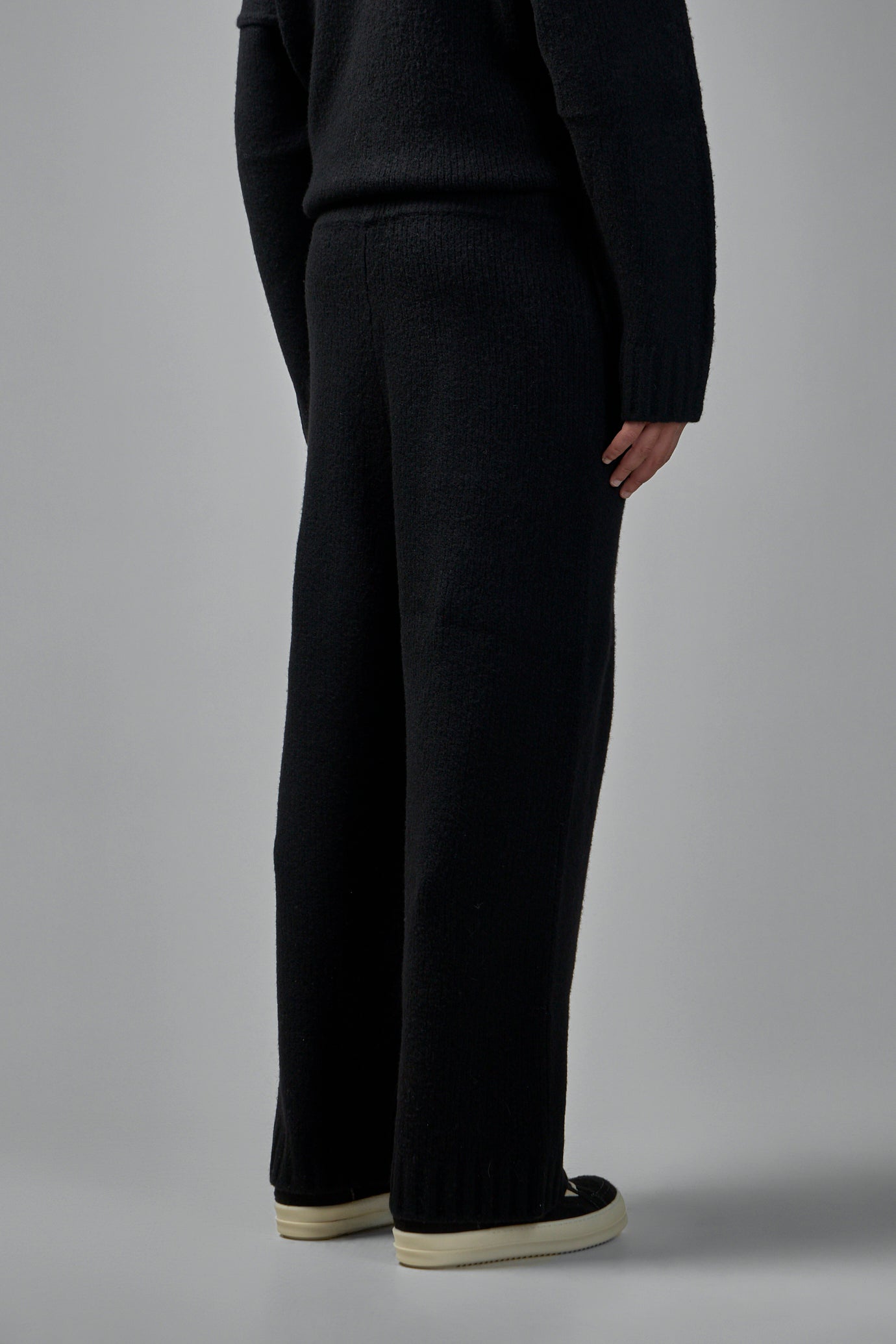 Wool Knit Stacks Pants