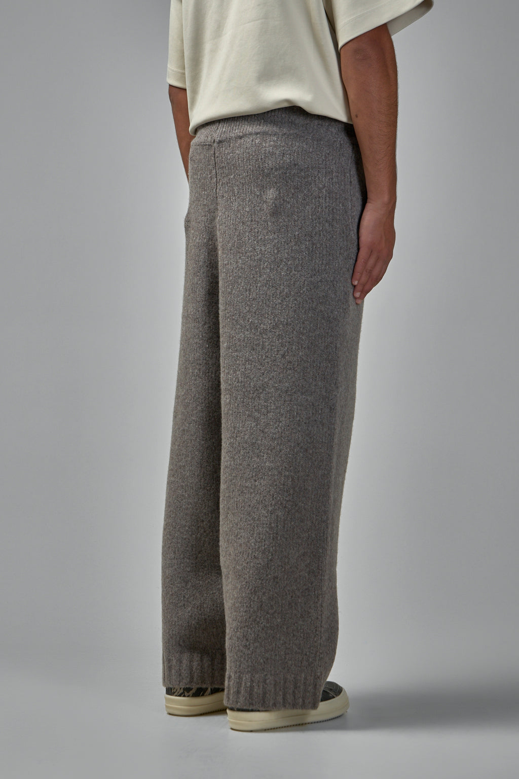 Wool Knit Stacks Pants