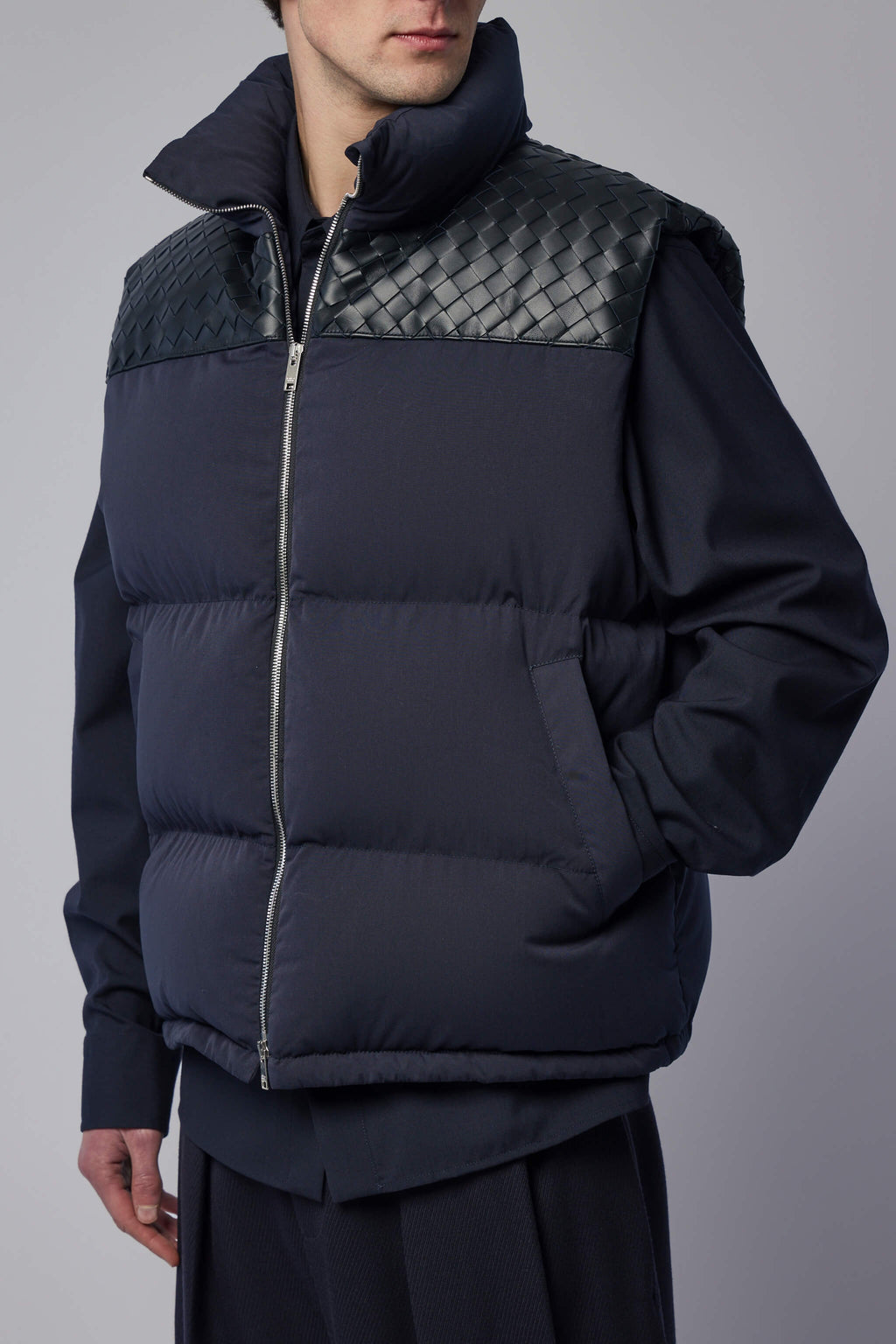 Tech Cotton Puffer Gilet
