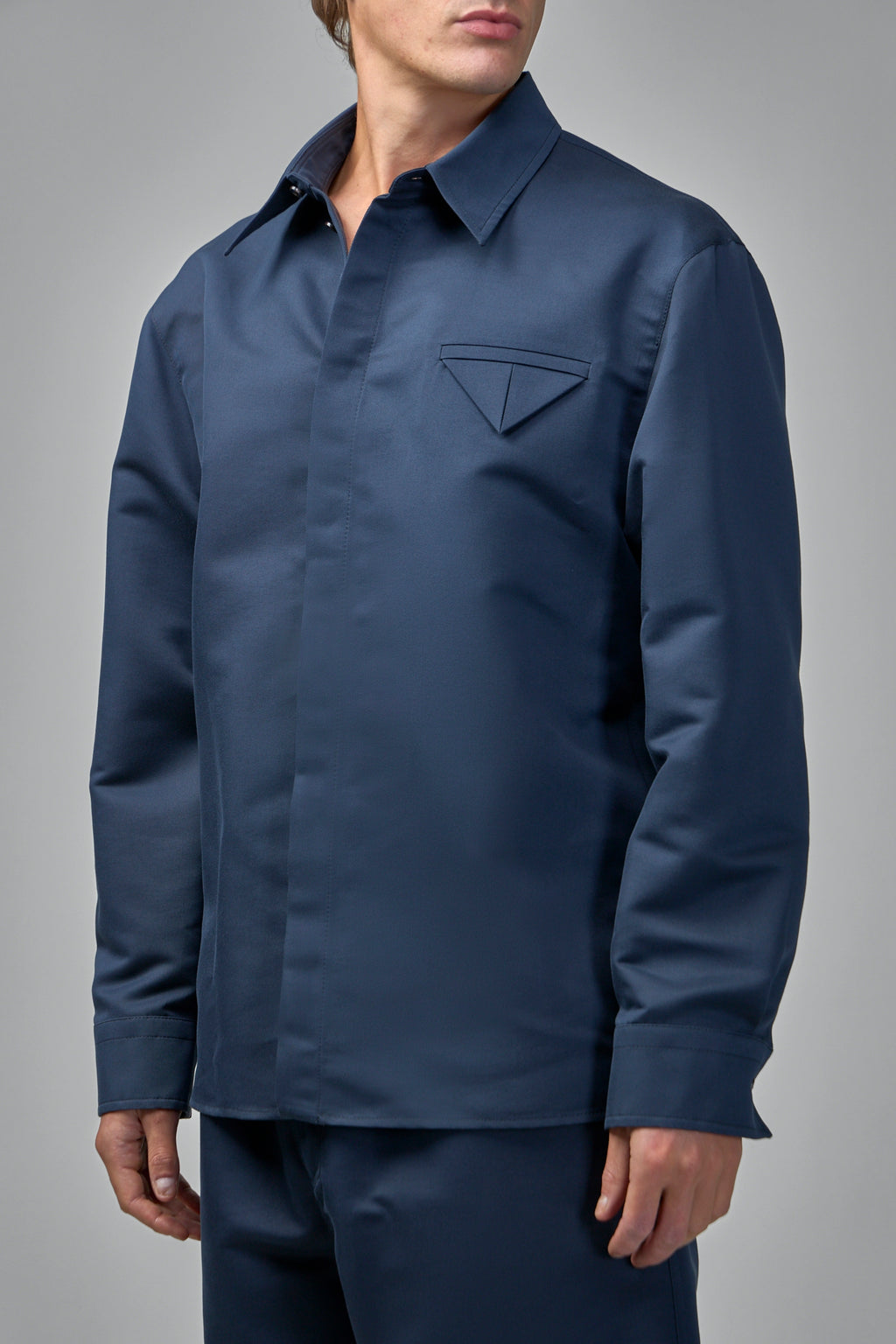 Silk Cotton Twill Shirt