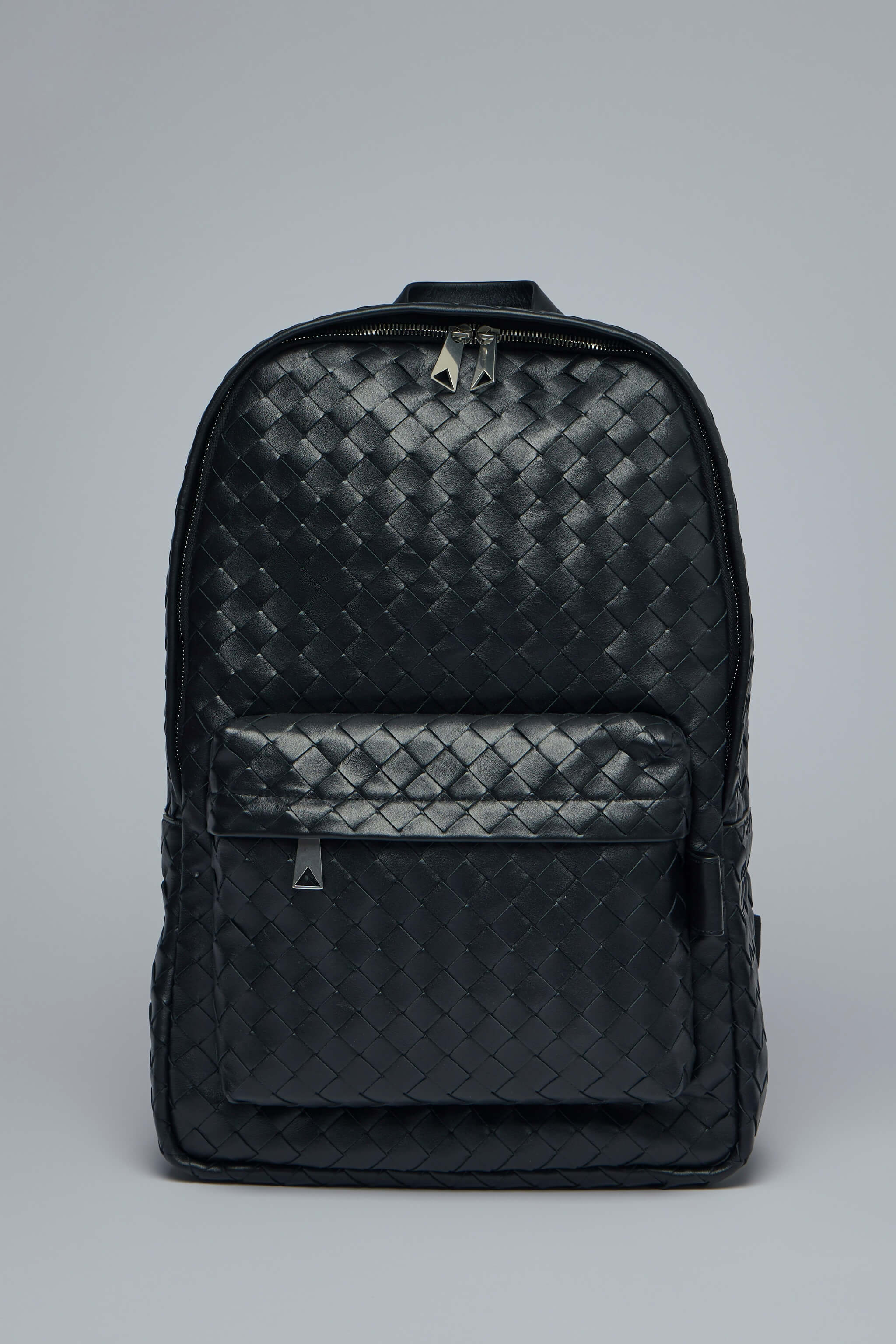 Bottega Veneta Intrecciato Backpack - Black