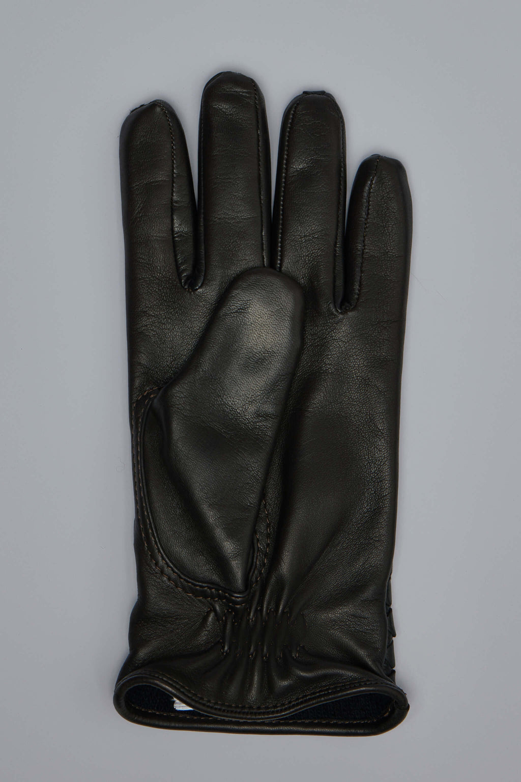 Intrecciato Leather Gloves Fondant
