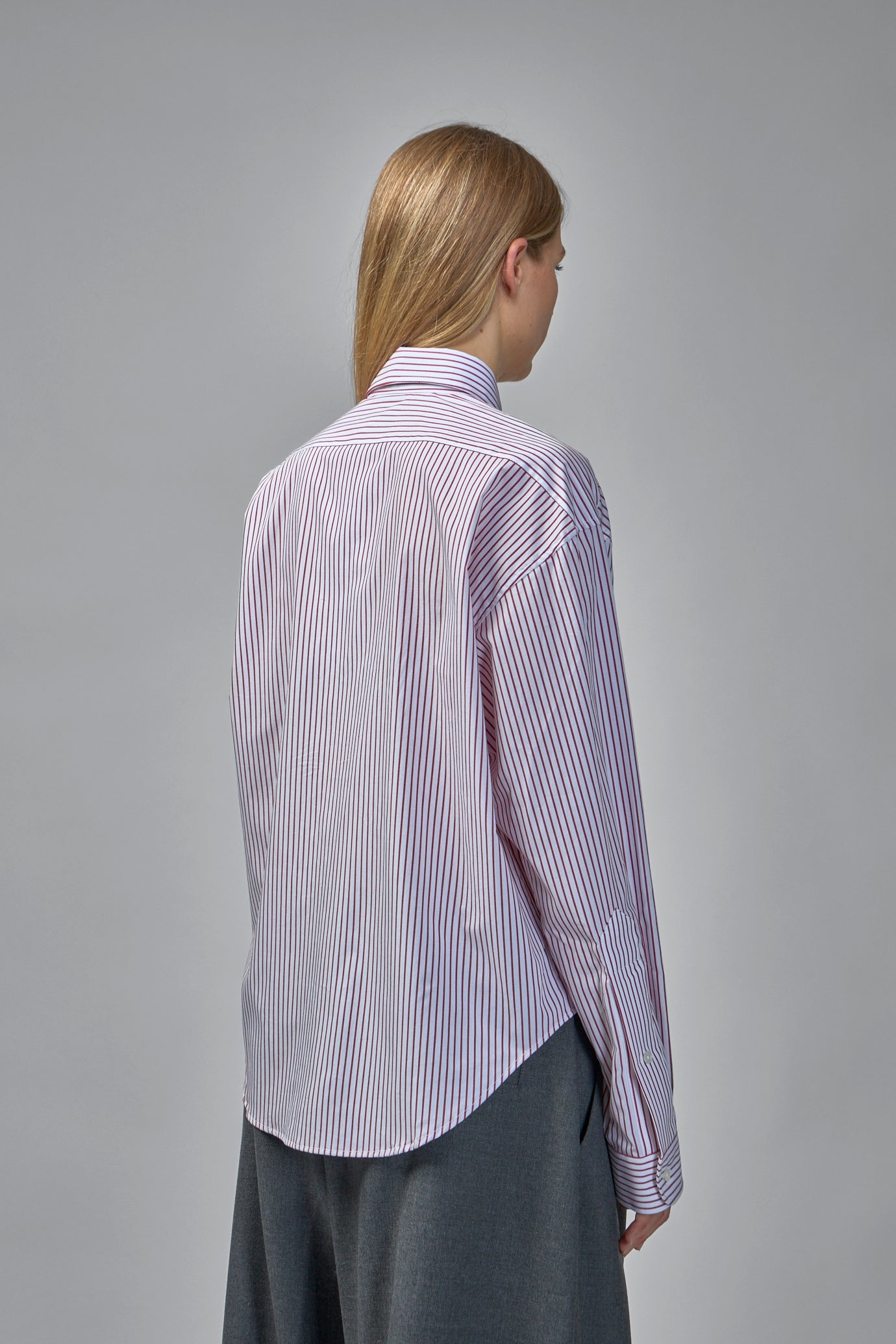 Trompe L’oeil Button-down Woven Shirt